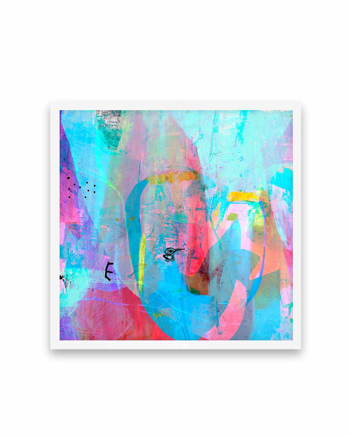 Pastel Neon I by Antonia Tzenova Art Print