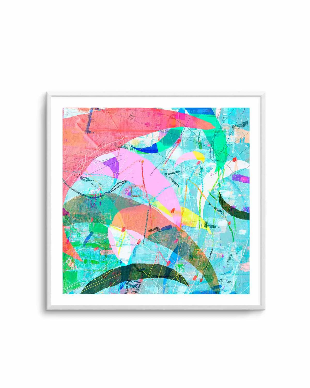 Pastel Neon II by Antonia Tzenova Art Print from Olive et Oriel where you can shop wallpaper and artworks online
