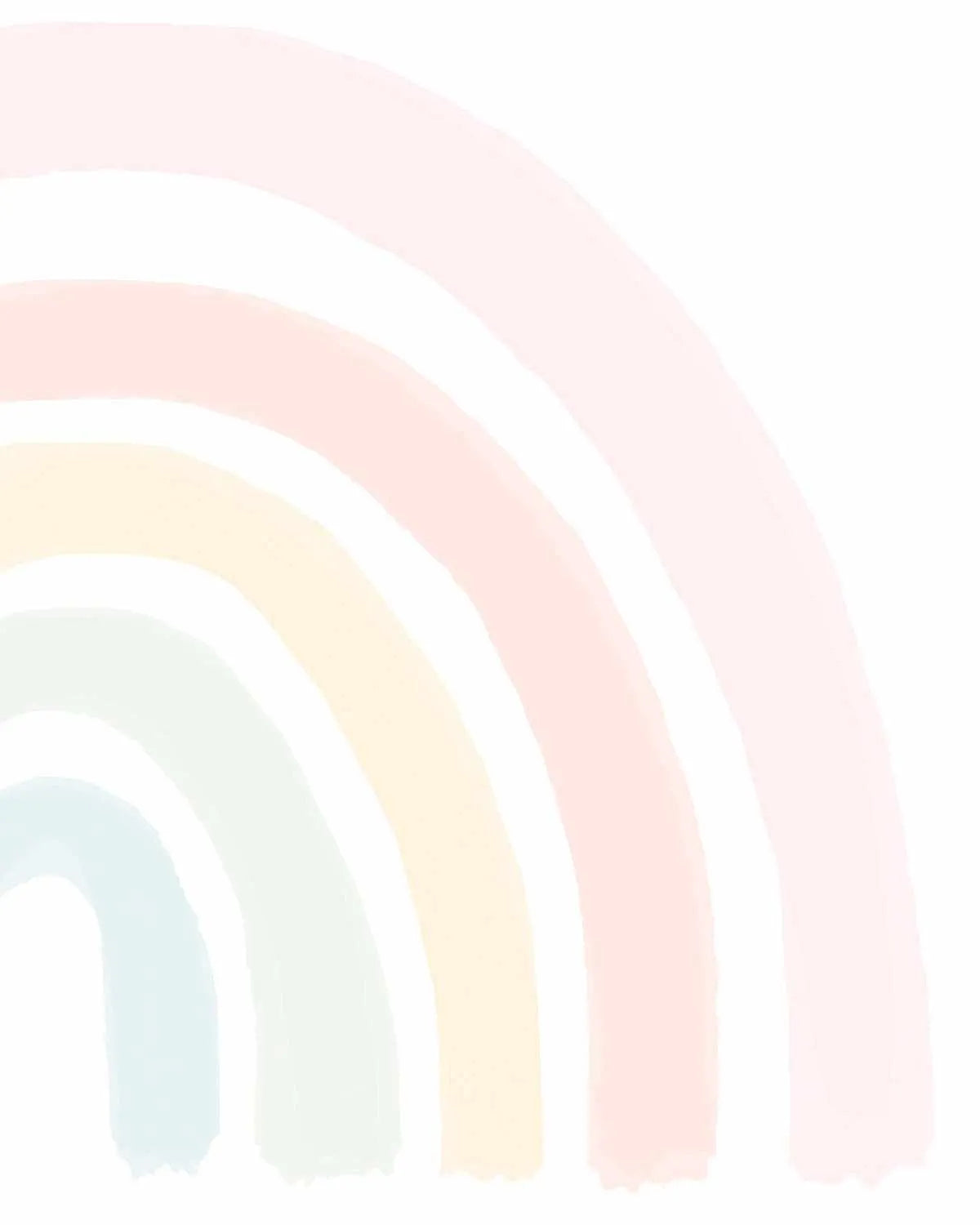 Pastel Rainbow Peel & Stick Decal-Decals-Olive et Oriel-Decorate your kids bedroom wall decor with removable wall decals, these fabric kids decals are a great way to add colour and update your children's bedroom. Available as girls wall decals or boys wall decals, there are also nursery decals.