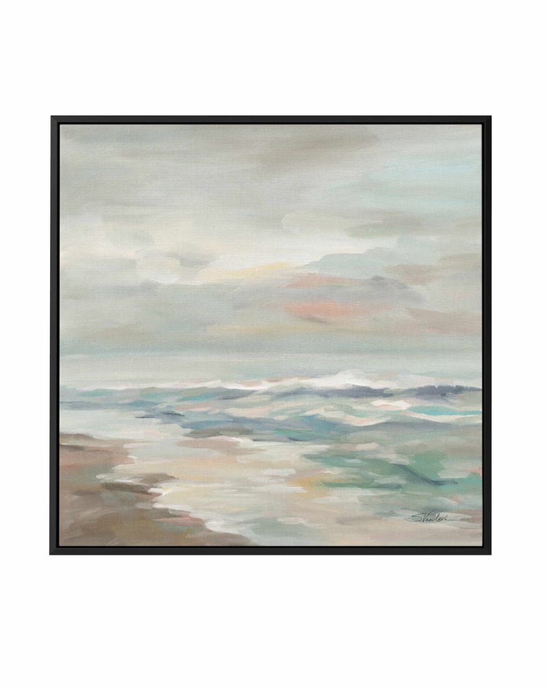 Pastel Tide | Framed Canvas Art Print