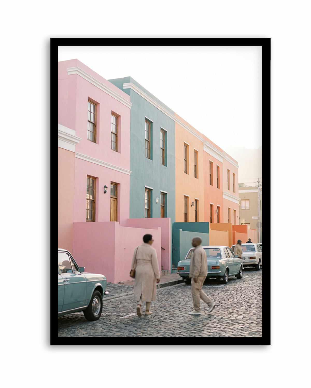 Pastel Villas III | Art Print from Olive et Oriel where you can shop wallpaper and artworks online