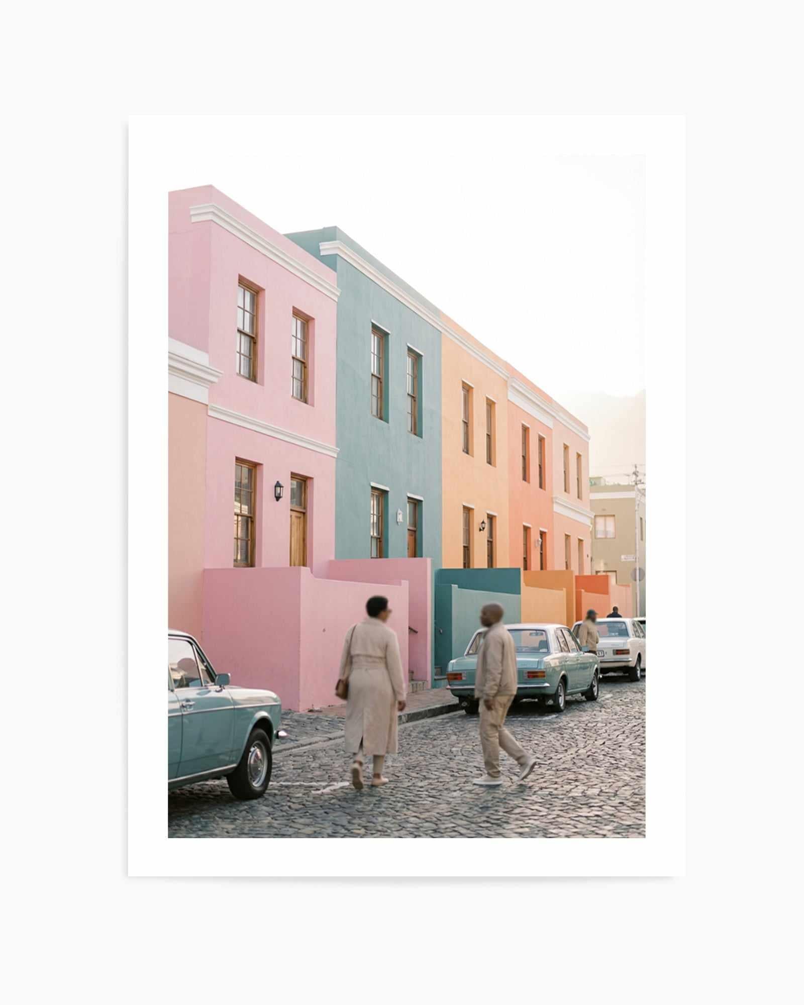 Pastel Villas III | Art Print from Olive et Oriel where you can shop wallpaper and artworks online