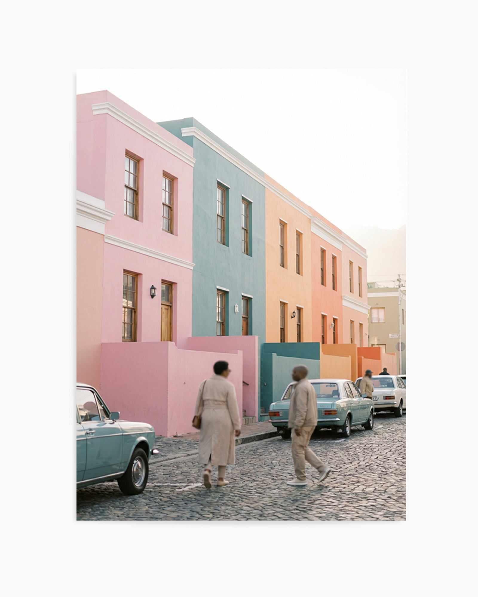 Pastel Villas III | Art Print from Olive et Oriel where you can shop wallpaper and artworks online