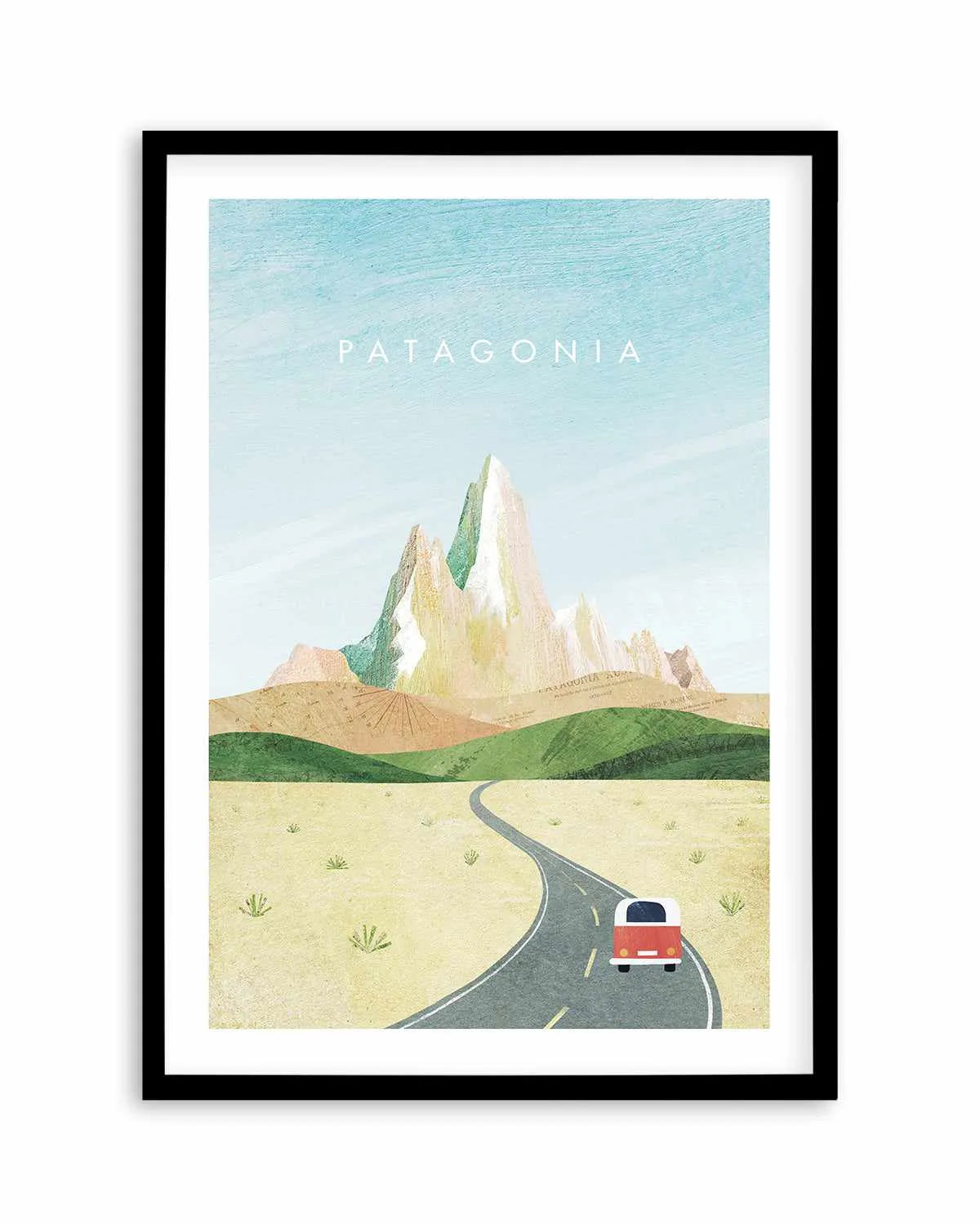 Patagonia by Henry Rivers Art Print from Olive et Oriel where you can shop wallpaper and artworks online