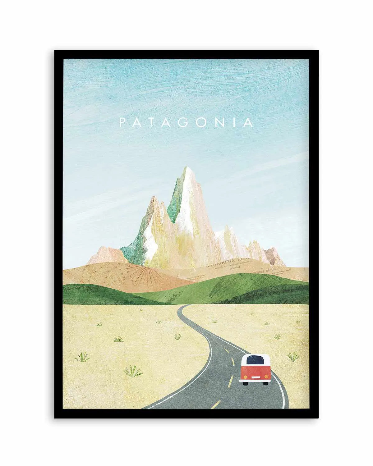 Patagonia by Henry Rivers Art Print from Olive et Oriel where you can shop wallpaper and artworks online