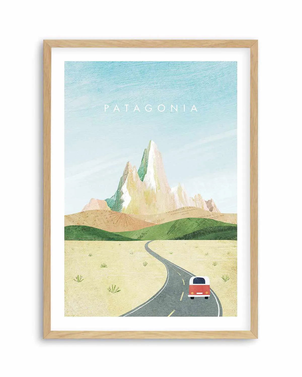 Patagonia by Henry Rivers Art Print from Olive et Oriel where you can shop wallpaper and artworks online