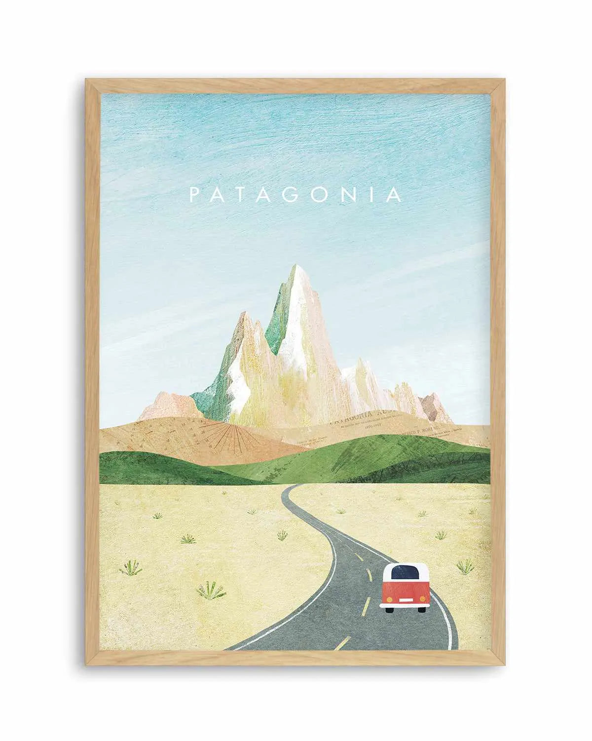 Patagonia by Henry Rivers Art Print from Olive et Oriel where you can shop wallpaper and artworks online