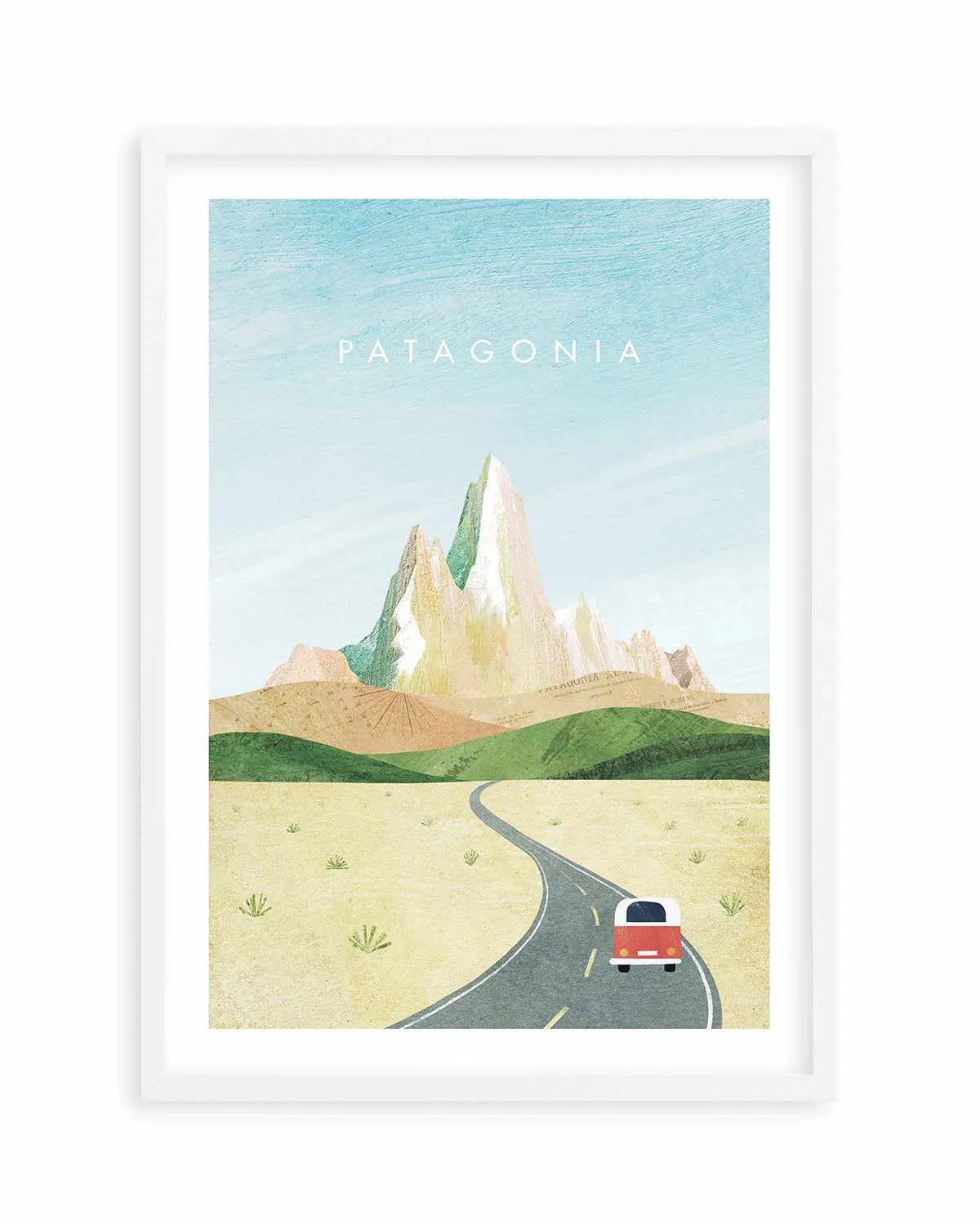 Patagonia by Henry Rivers Art Print from Olive et Oriel where you can shop wallpaper and artworks online