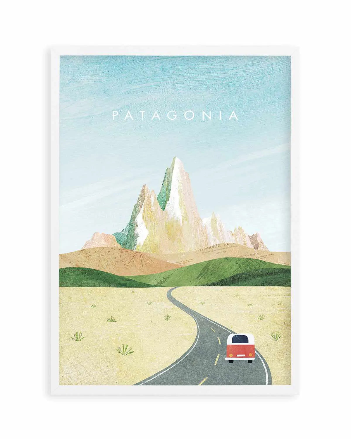 Patagonia by Henry Rivers Art Print from Olive et Oriel where you can shop wallpaper and artworks online