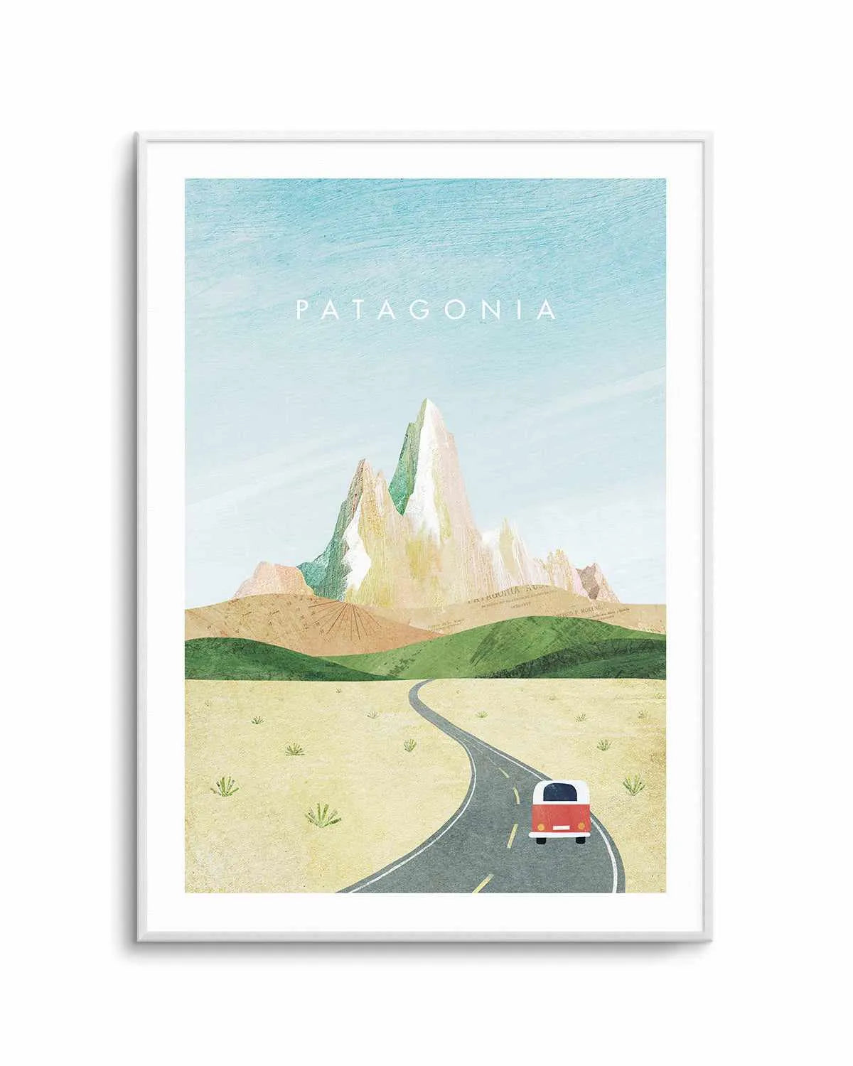 Patagonia by Henry Rivers Art Print from Olive et Oriel where you can shop wallpaper and artworks online