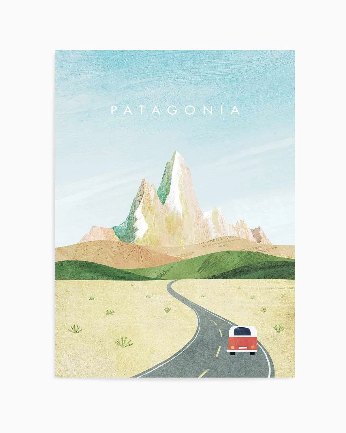 Patagonia by Henry Rivers Art Print from Olive et Oriel where you can shop wallpaper and artworks online