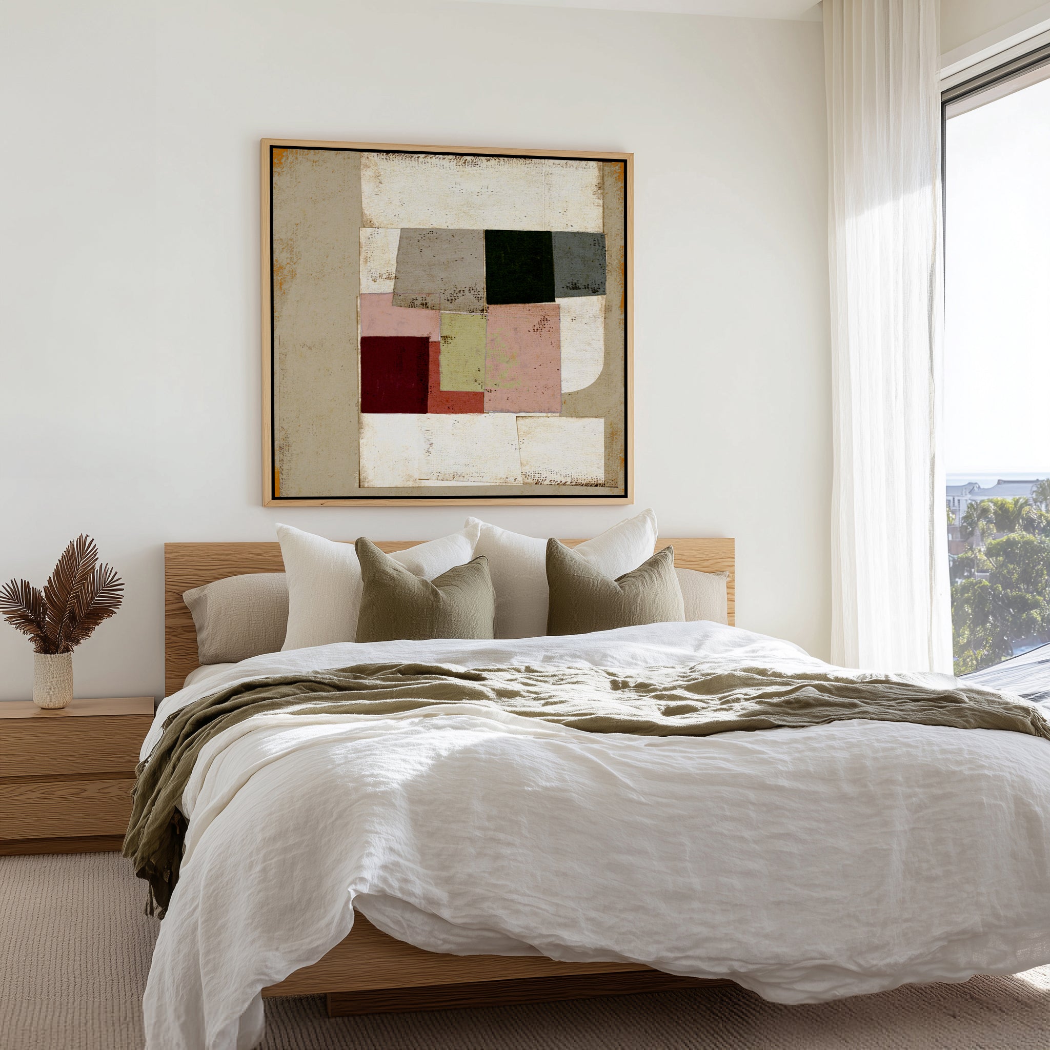 Patchwork 1 by Marco Marella | Framed Canvas Art Print