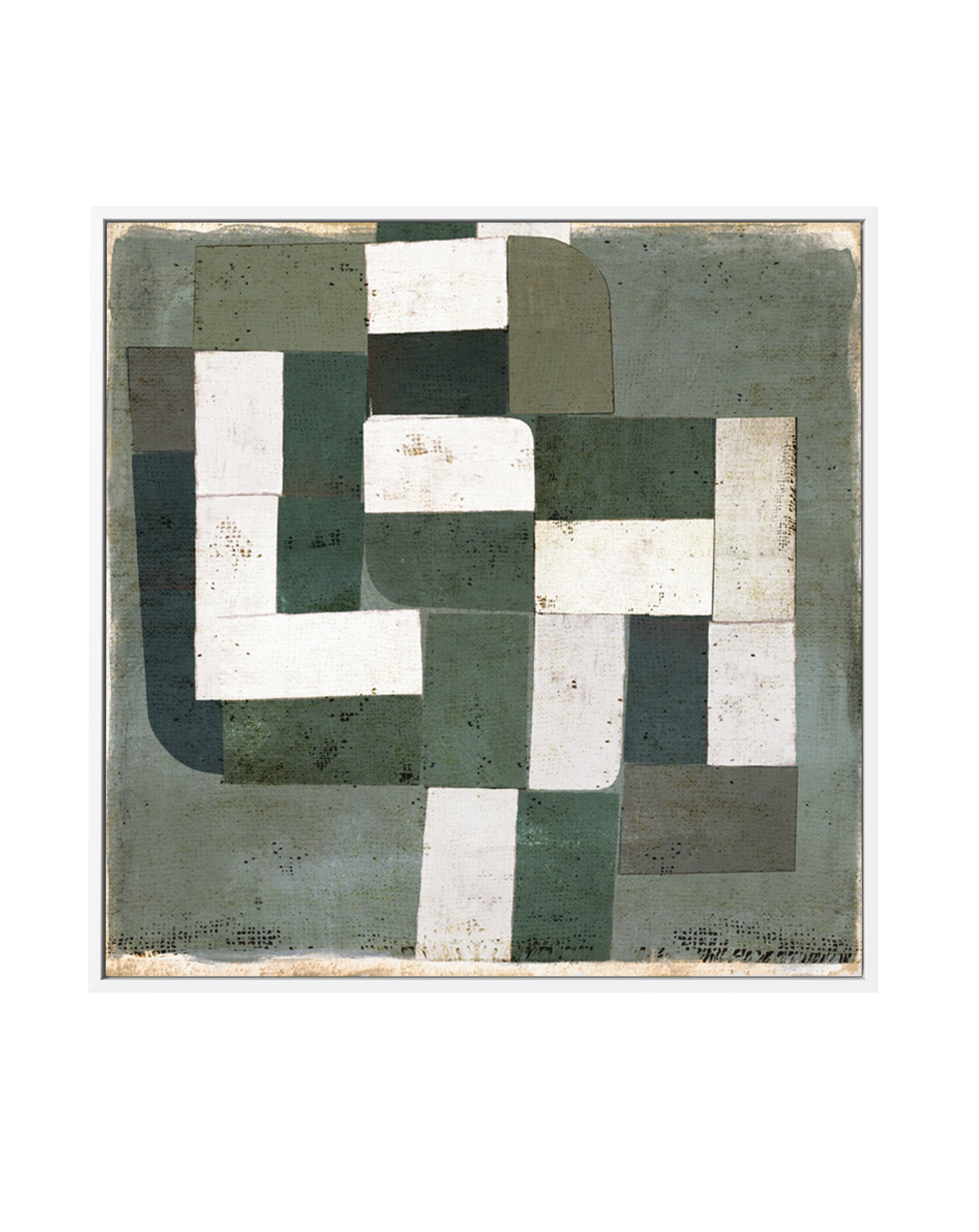 Patchwork 4 by Marco Marella | Framed Canvas Art Print