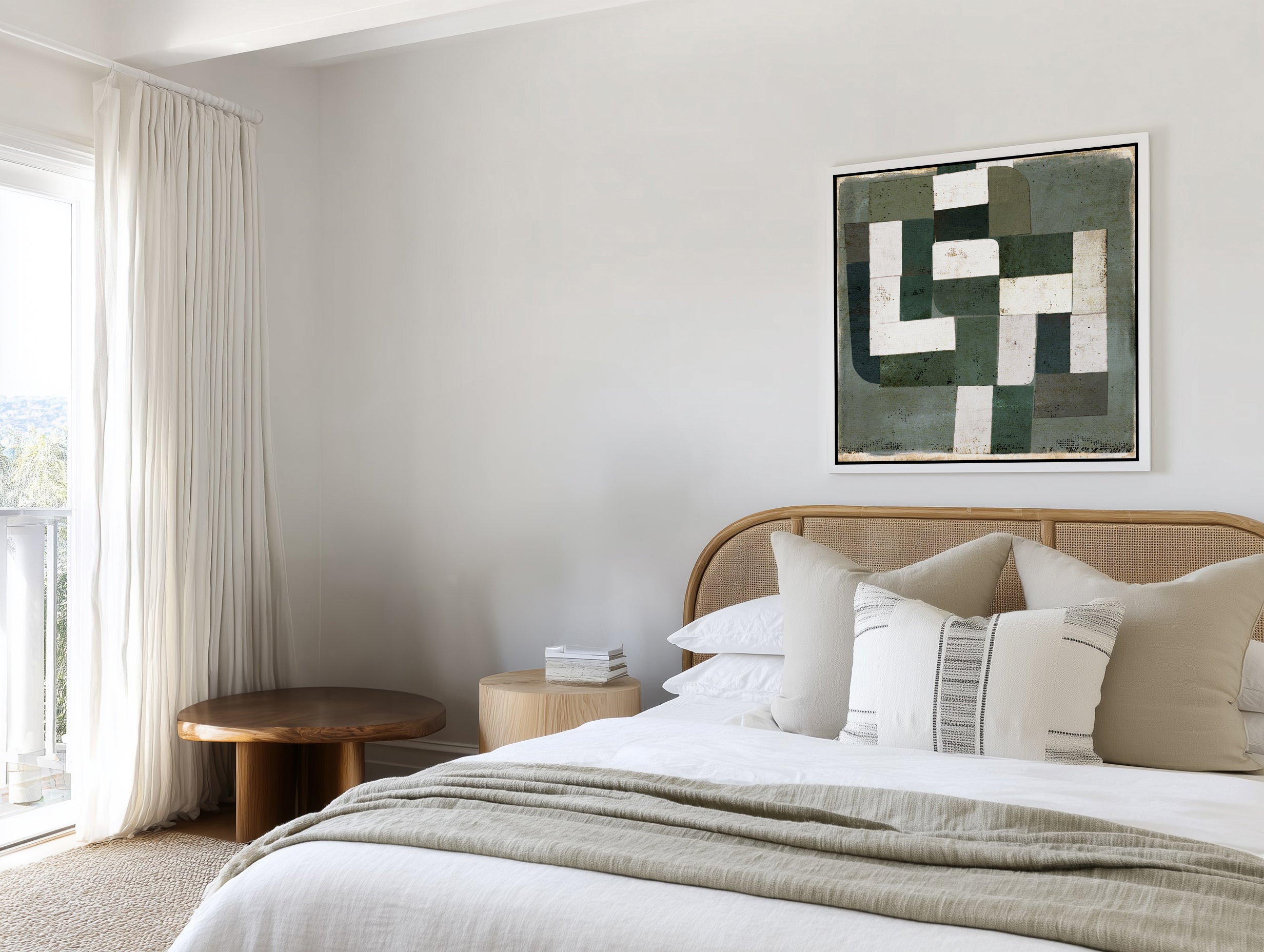 Patchwork 4 by Marco Marella | Framed Canvas Art Print