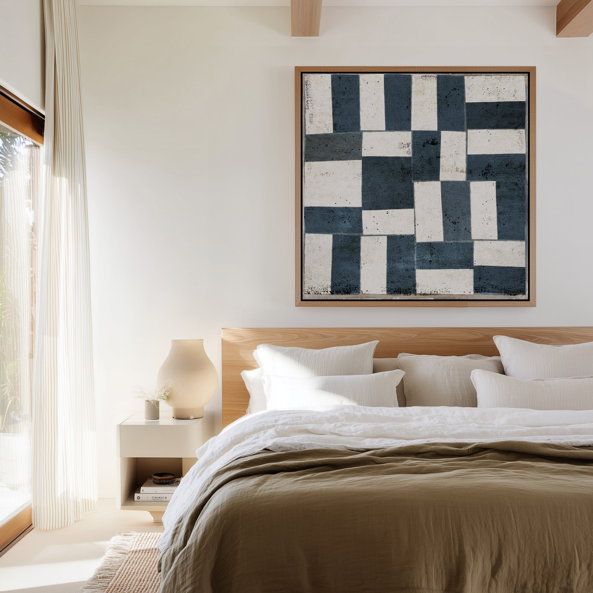 Patchwork 5 by Marco Marella | Framed Canvas Art Print