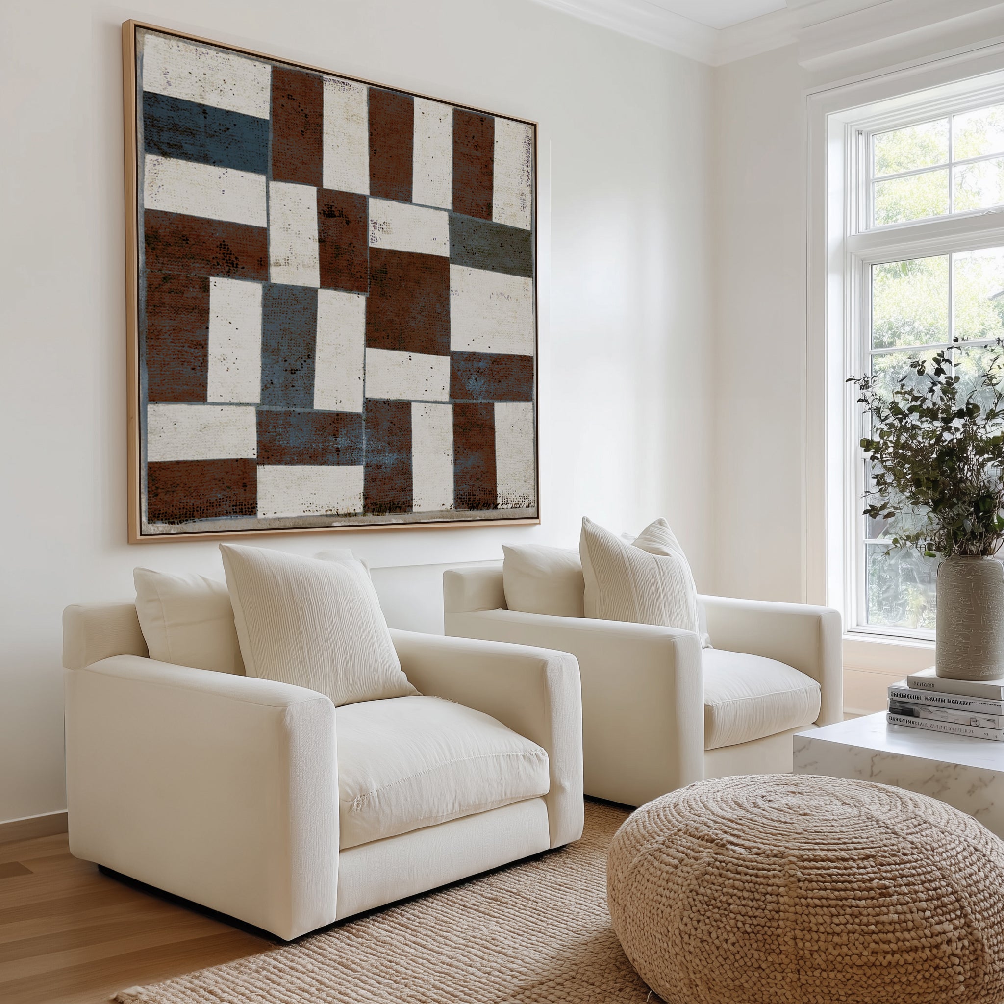 Patchwork 6 by Marco Marella | Framed Canvas Art Print