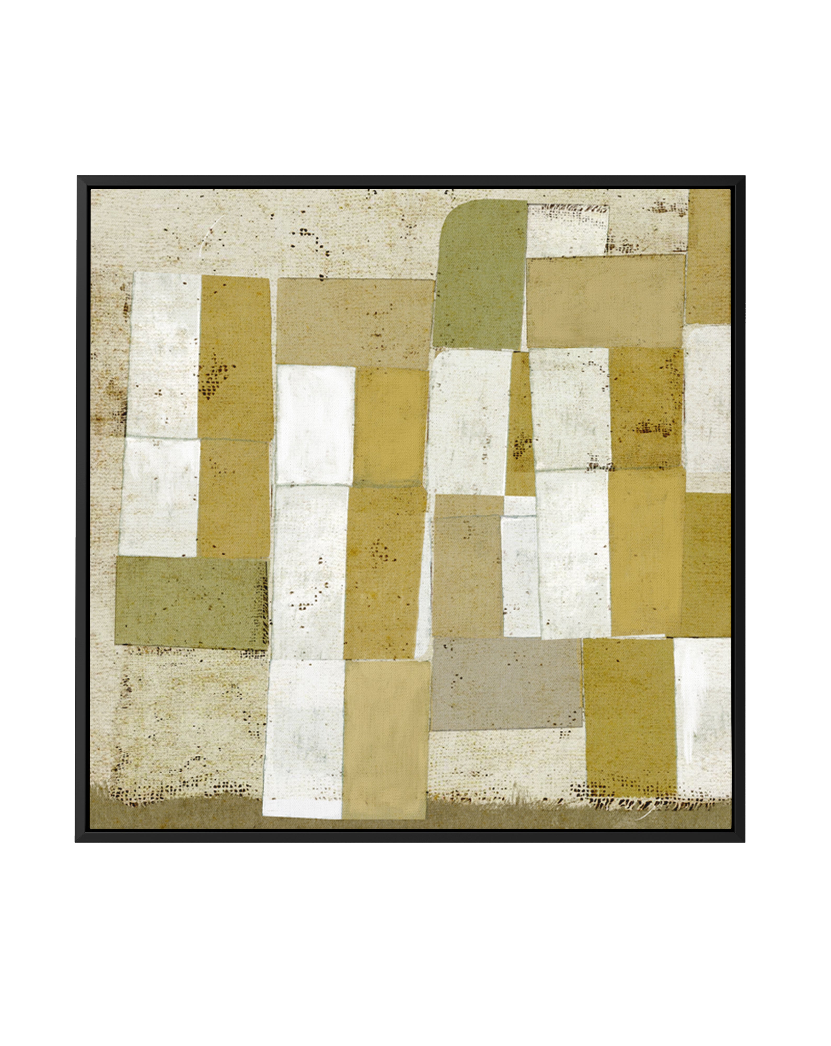 Patchwork 7 by Marco Marella | Framed Canvas Art Print