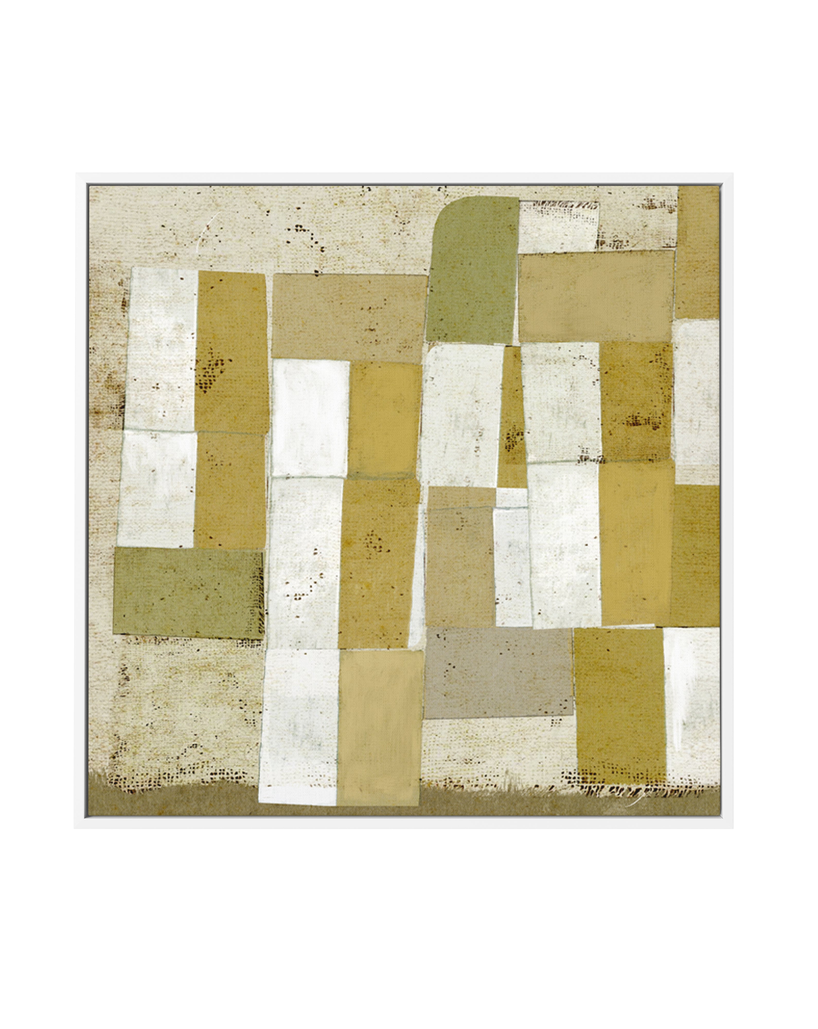 Patchwork 7 by Marco Marella | Framed Canvas Art Print