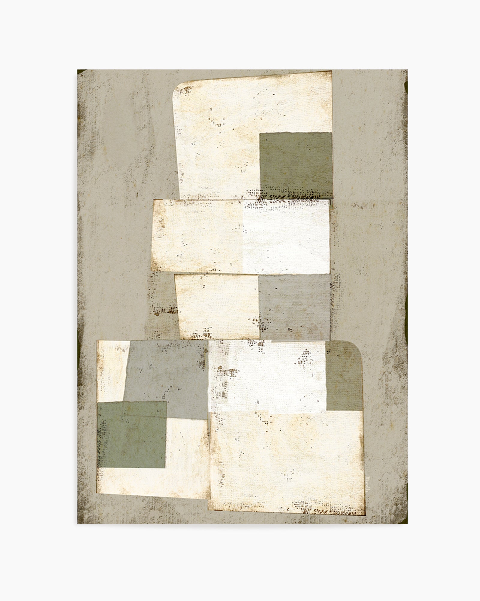 Patchwork Green by Marco Marella | Art Print
