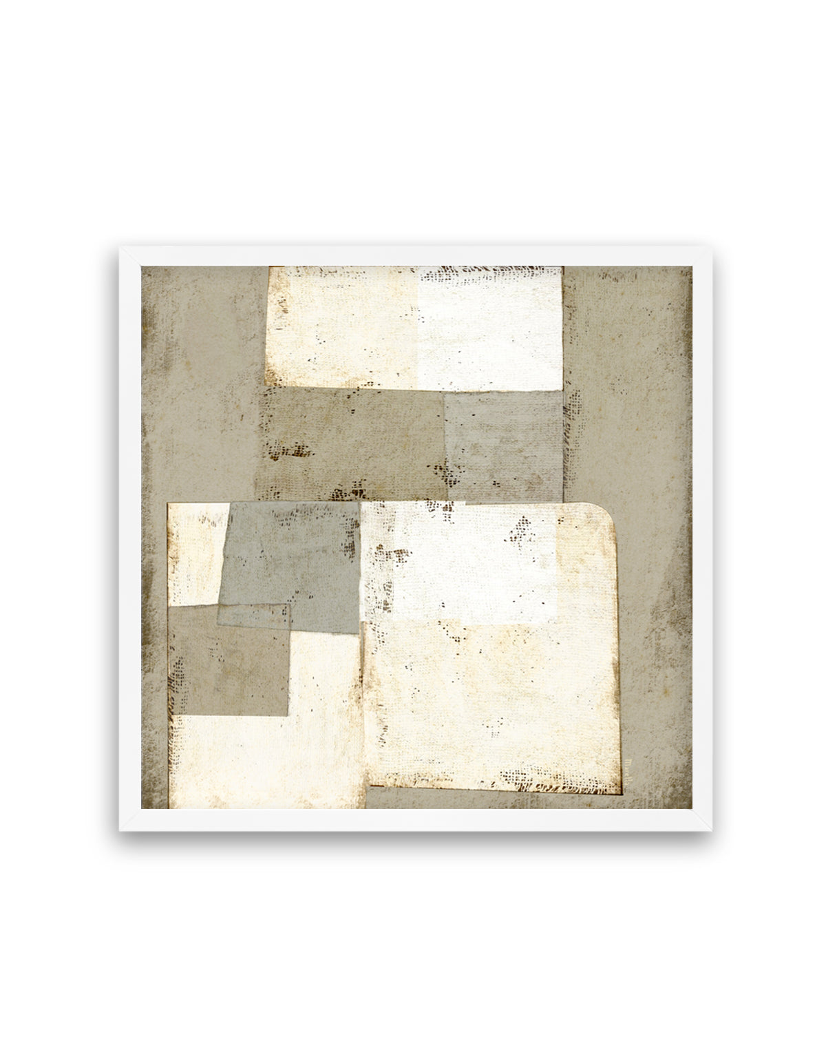 Patchwork Neutrals by Marco Marella | Art Print