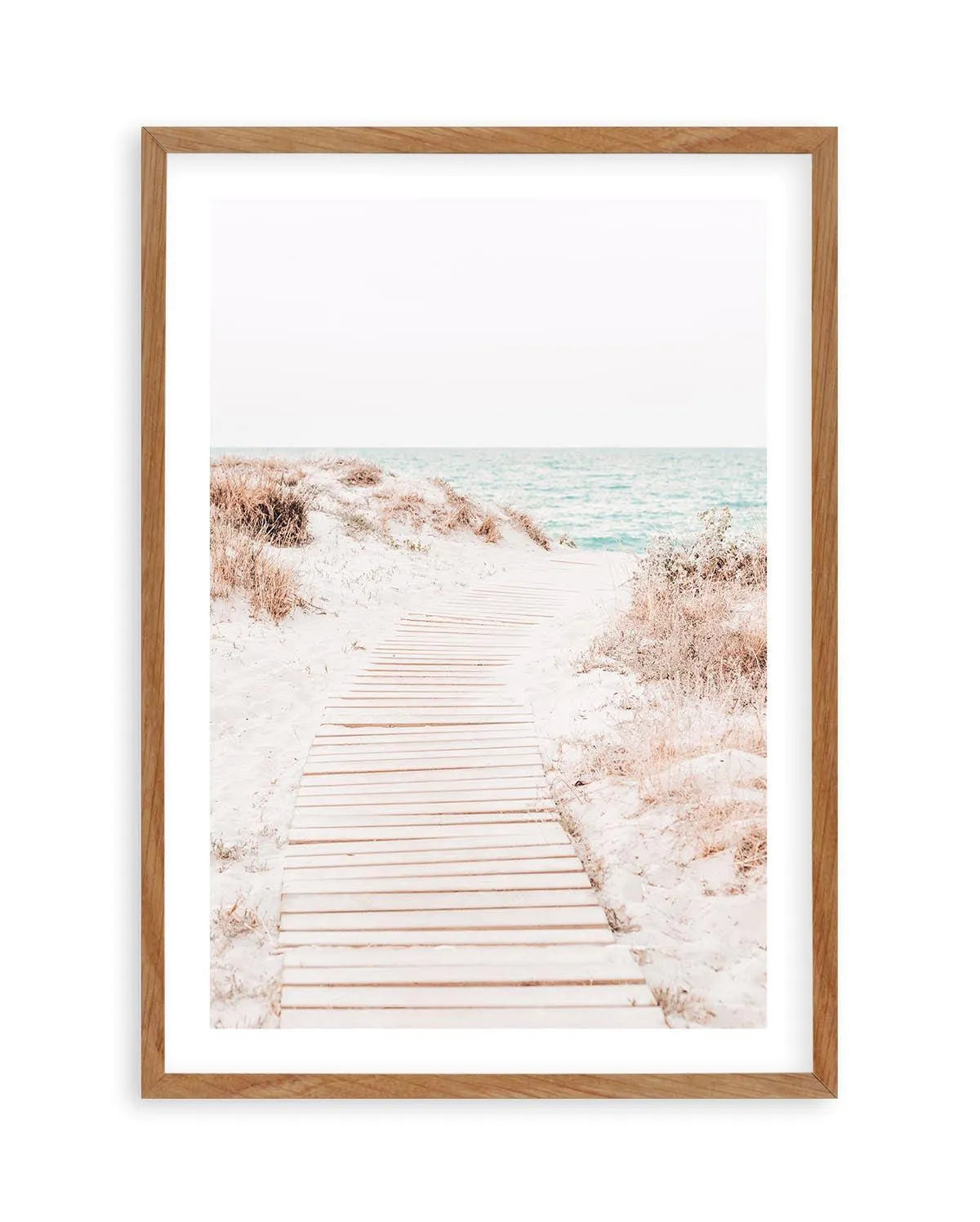 Path To Paradise Art Print | PT-PRINT-Olive et Oriel-Olive et Oriel-50x70 cm | 19.6" x 27.5"-Walnut-With White Border-Buy-Australian-Art-Prints-Online-with-Olive-et-Oriel-Your-Artwork-Specialists-Austrailia-Decorate-With-Coastal-Photo-Wall-Art-Prints-From-Our-Beach-House-Artwork-Collection-Fine-Poster-and-Framed-Artwork