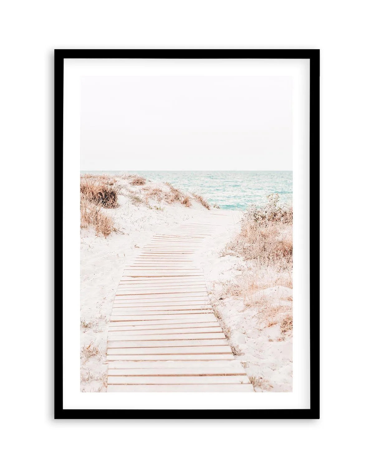 Path To Paradise Art Print | PT-PRINT-Olive et Oriel-Olive et Oriel-A5 | 5.8" x 8.3" | 14.8 x 21cm-Black-With White Border-Buy-Australian-Art-Prints-Online-with-Olive-et-Oriel-Your-Artwork-Specialists-Austrailia-Decorate-With-Coastal-Photo-Wall-Art-Prints-From-Our-Beach-House-Artwork-Collection-Fine-Poster-and-Framed-Artwork