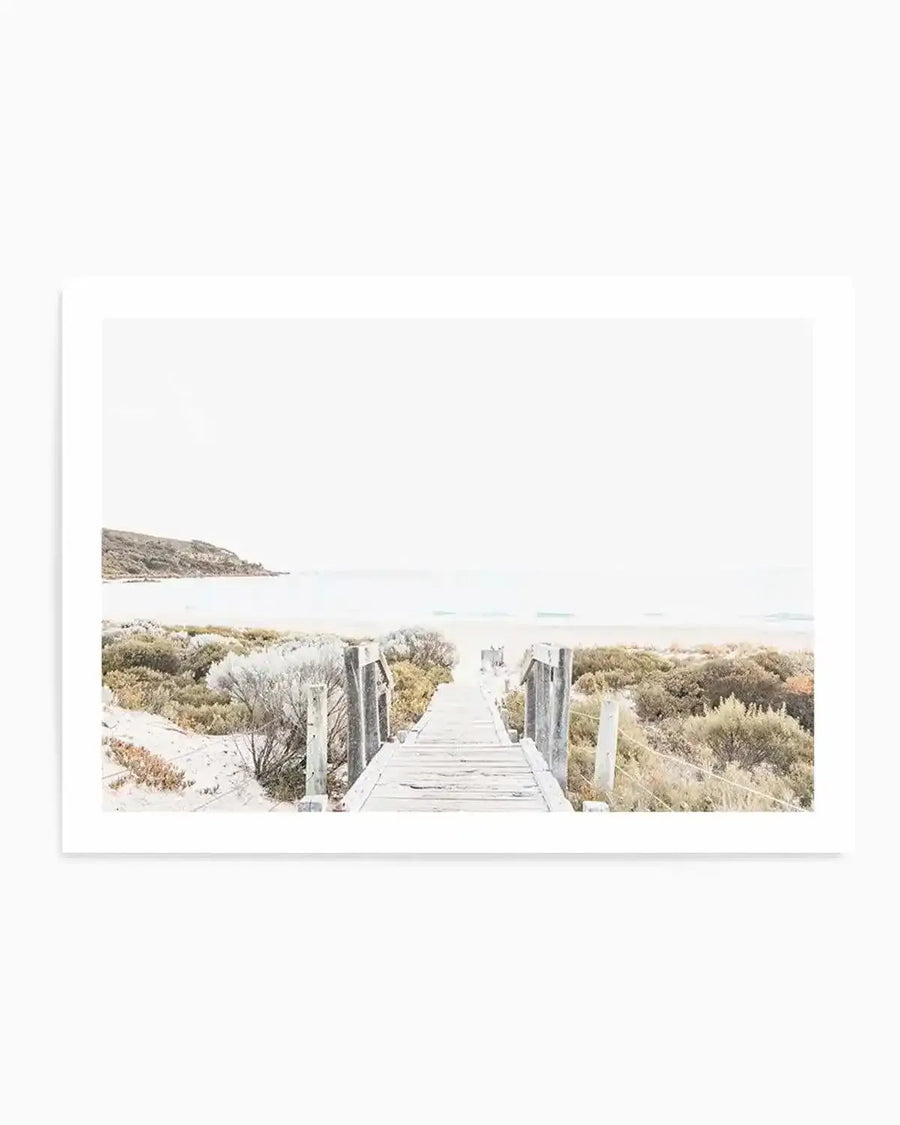 Path to Bunker Bay Art Print from Olive et Oriel where you can shop wallpaper and artworks online