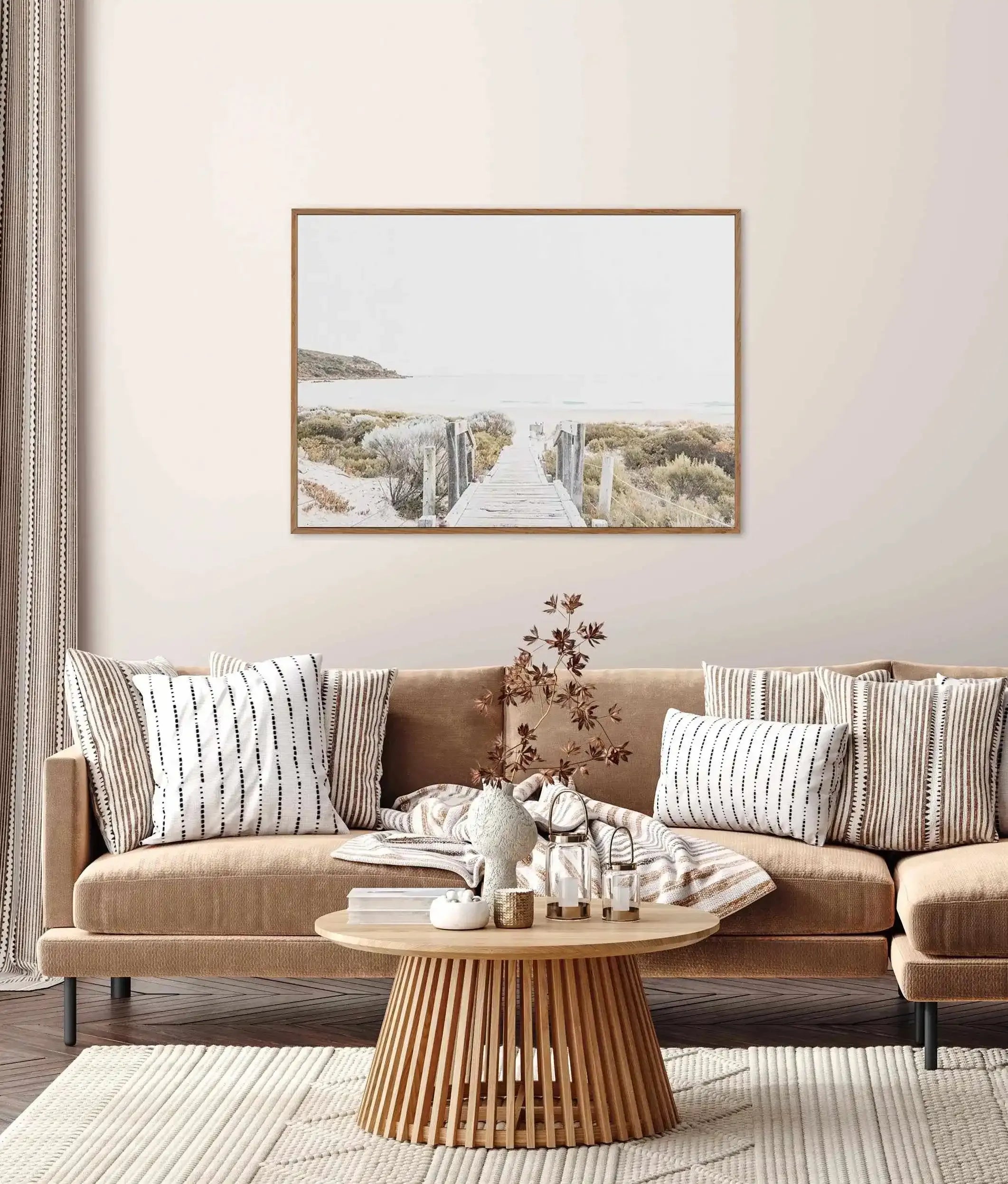 Path to Bunker Bay | Framed Canvas-CANVAS-You can shop wall art online with Olive et Oriel for everything from abstract art to fun kids wall art. Our beautiful modern art prints and canvas art are available from large canvas prints to wall art paintings and our proudly Australian artwork collection offers only the highest quality framed large wall art and canvas art Australia - You can buy fashion photography prints or Hampton print posters and paintings on canvas from Olive et Oriel and have th