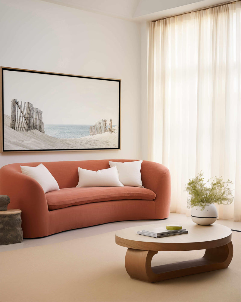 Path to the Sea | Panoramic Canvas Art Print from Olive et Oriel where you can shop wallpaper and artworks online