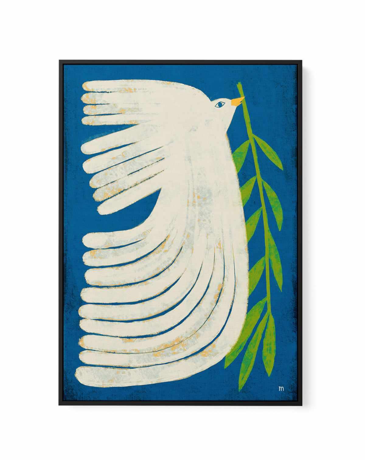 Peace Dove by Marco Marella | Framed Canvas Art Print from Olive et Oriel where you can shop wallpaper and artworks online