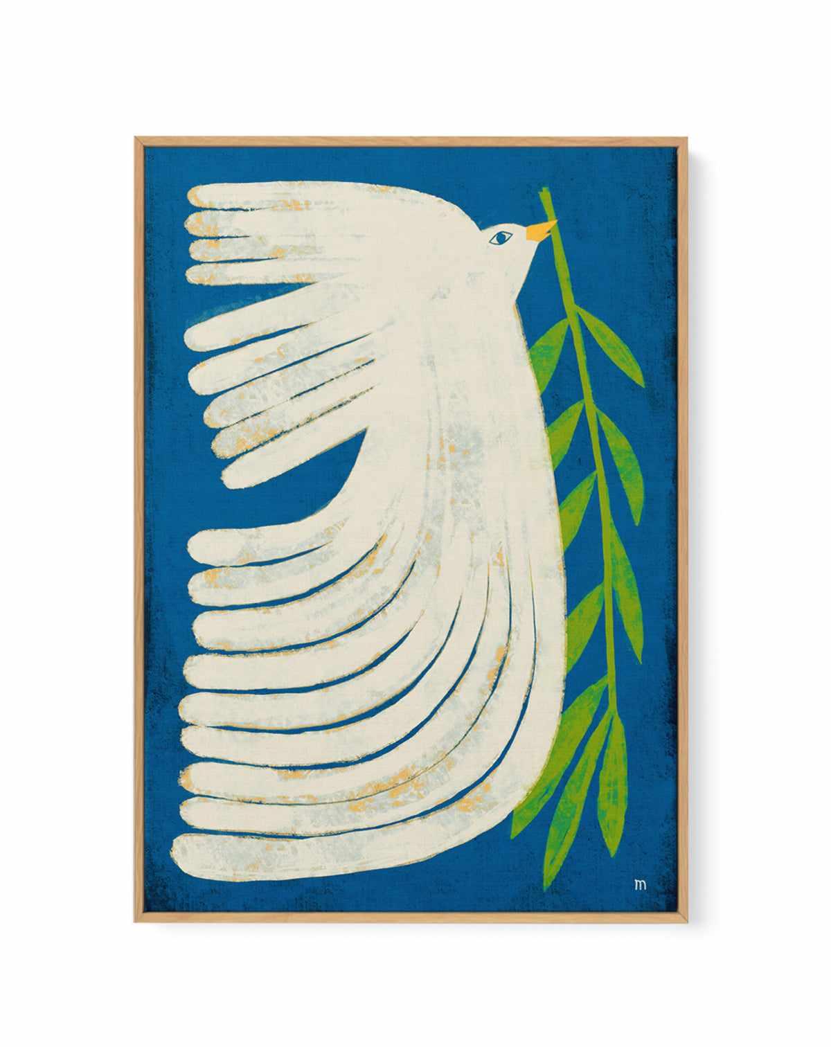Peace Dove by Marco Marella | Framed Canvas Art Print from Olive et Oriel where you can shop wallpaper and artworks online