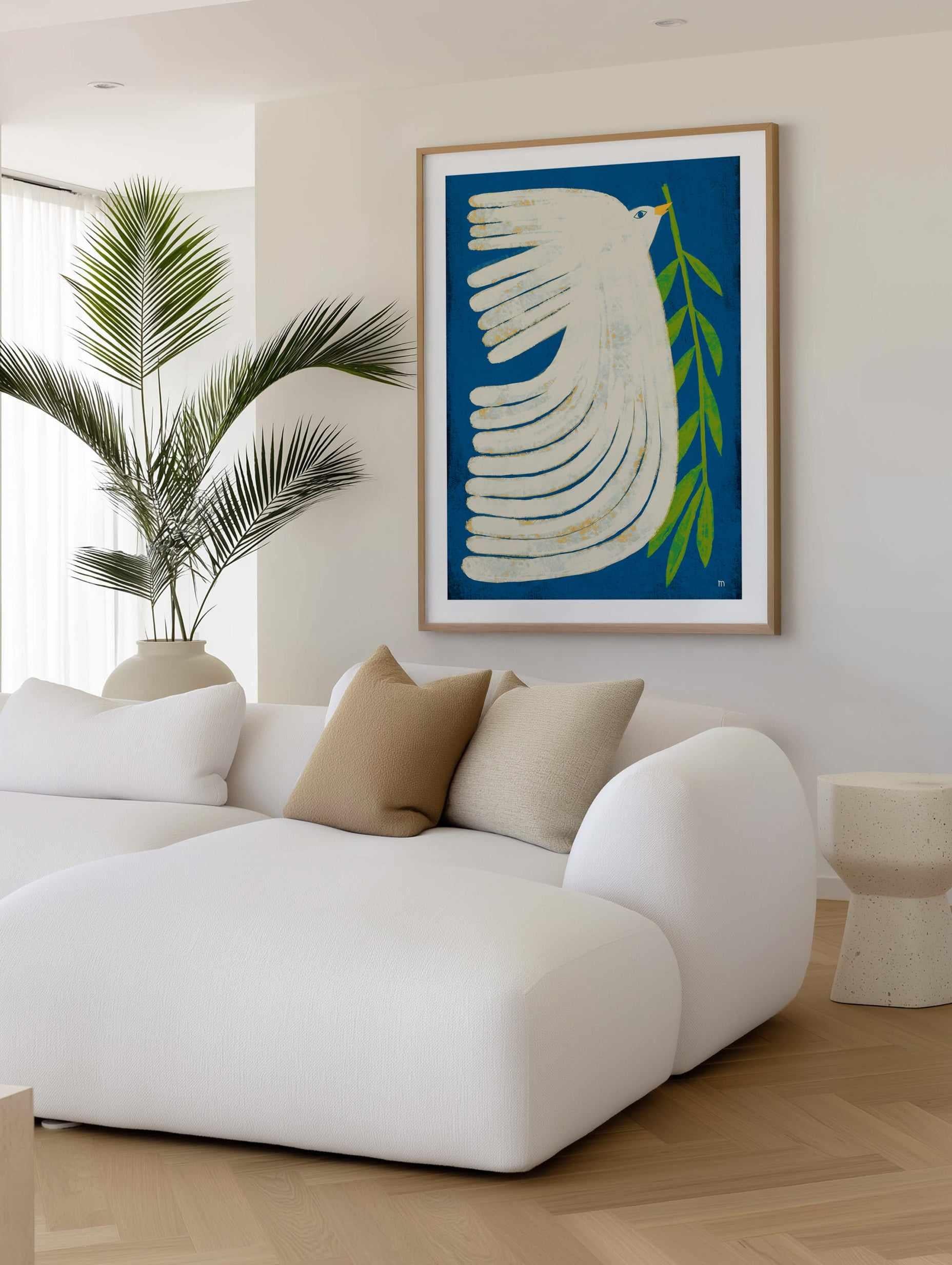 Peace Dove by Marco Marella | Art Print from Olive et Oriel where you can shop wallpaper and artworks online