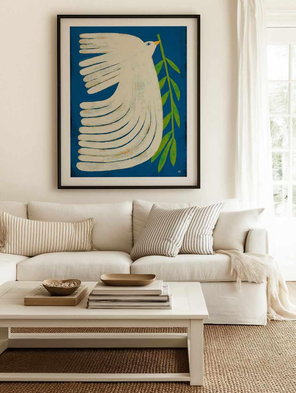 Peace Dove by Marco Marella | Art Print from Olive et Oriel where you can shop wallpaper and artworks online