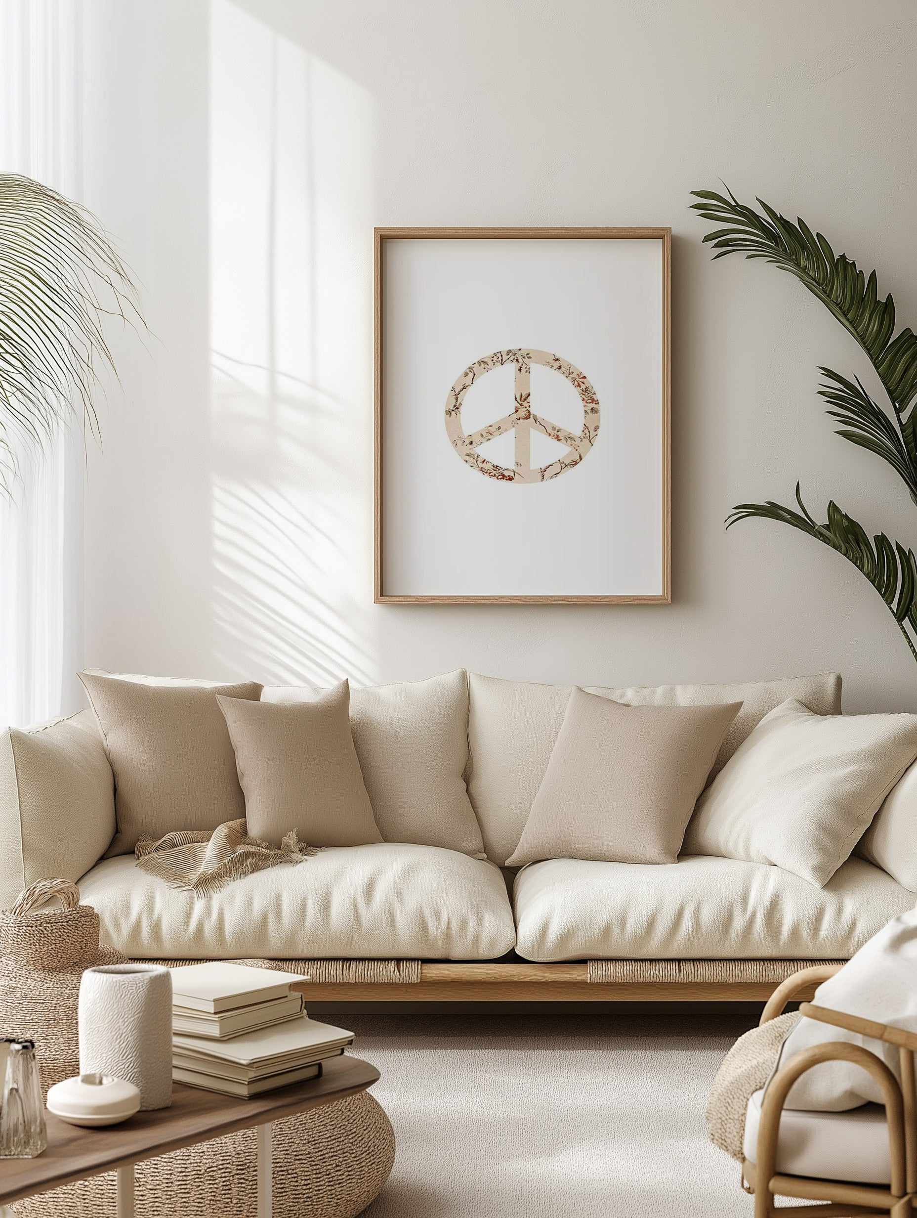 Peace Sign | Pastel Vintage Art Print