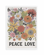 Peace & Love Art Print