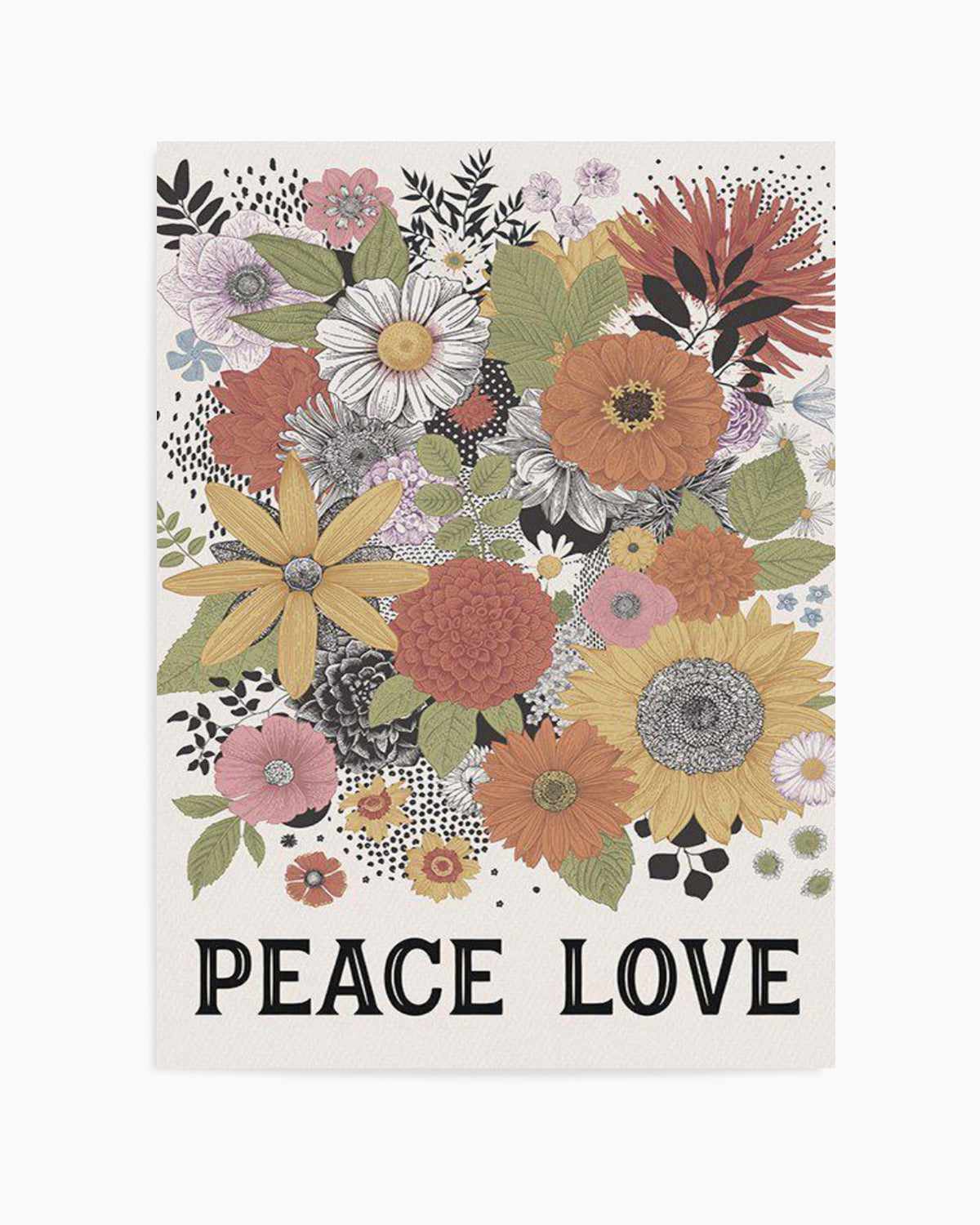 Peace & Love Art Print