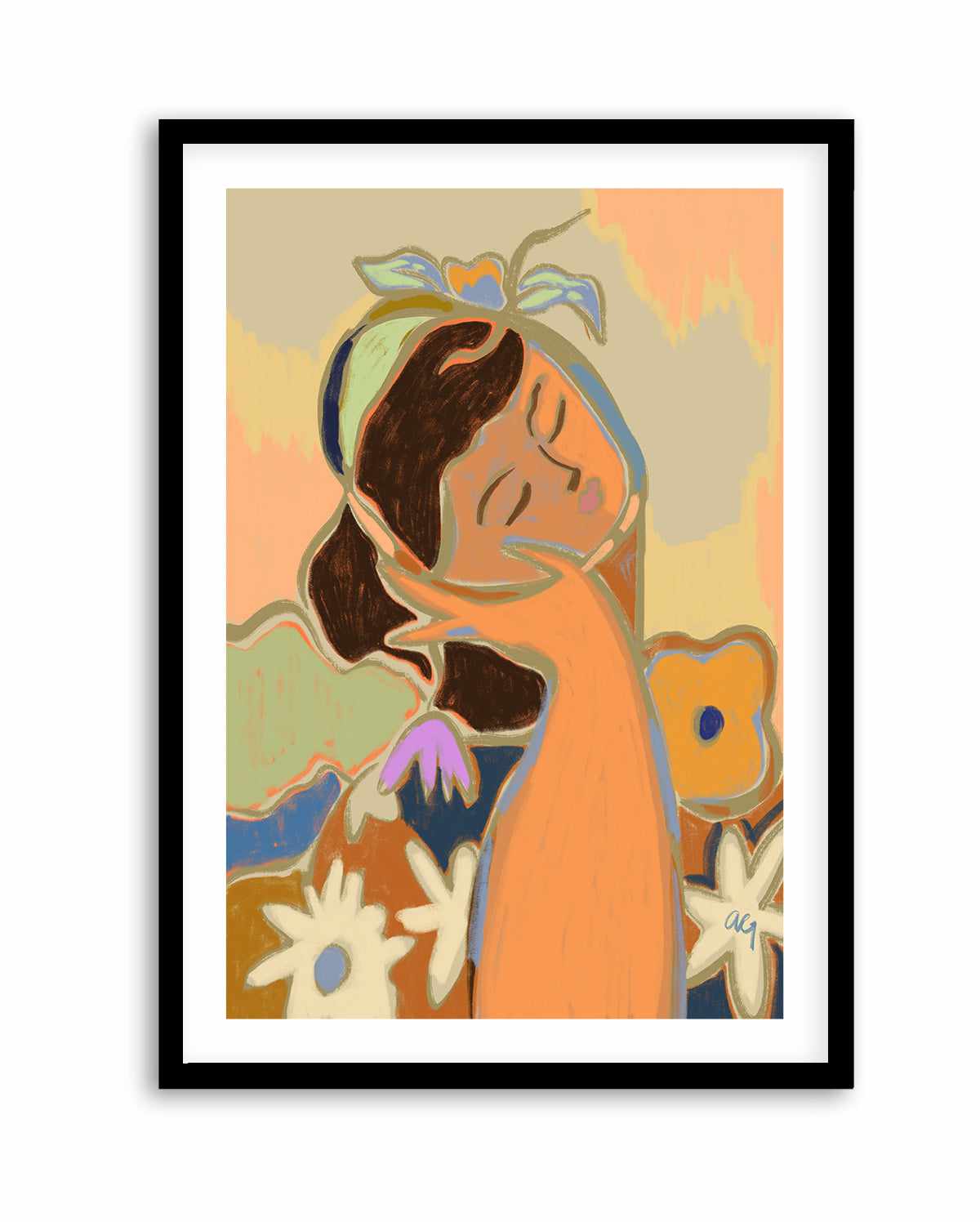 Peaceful by Arty Guava | Art Print