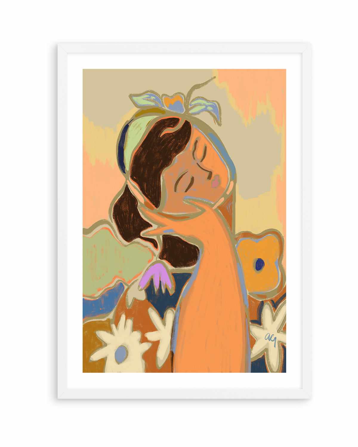 Peaceful by Arty Guava | Art Print