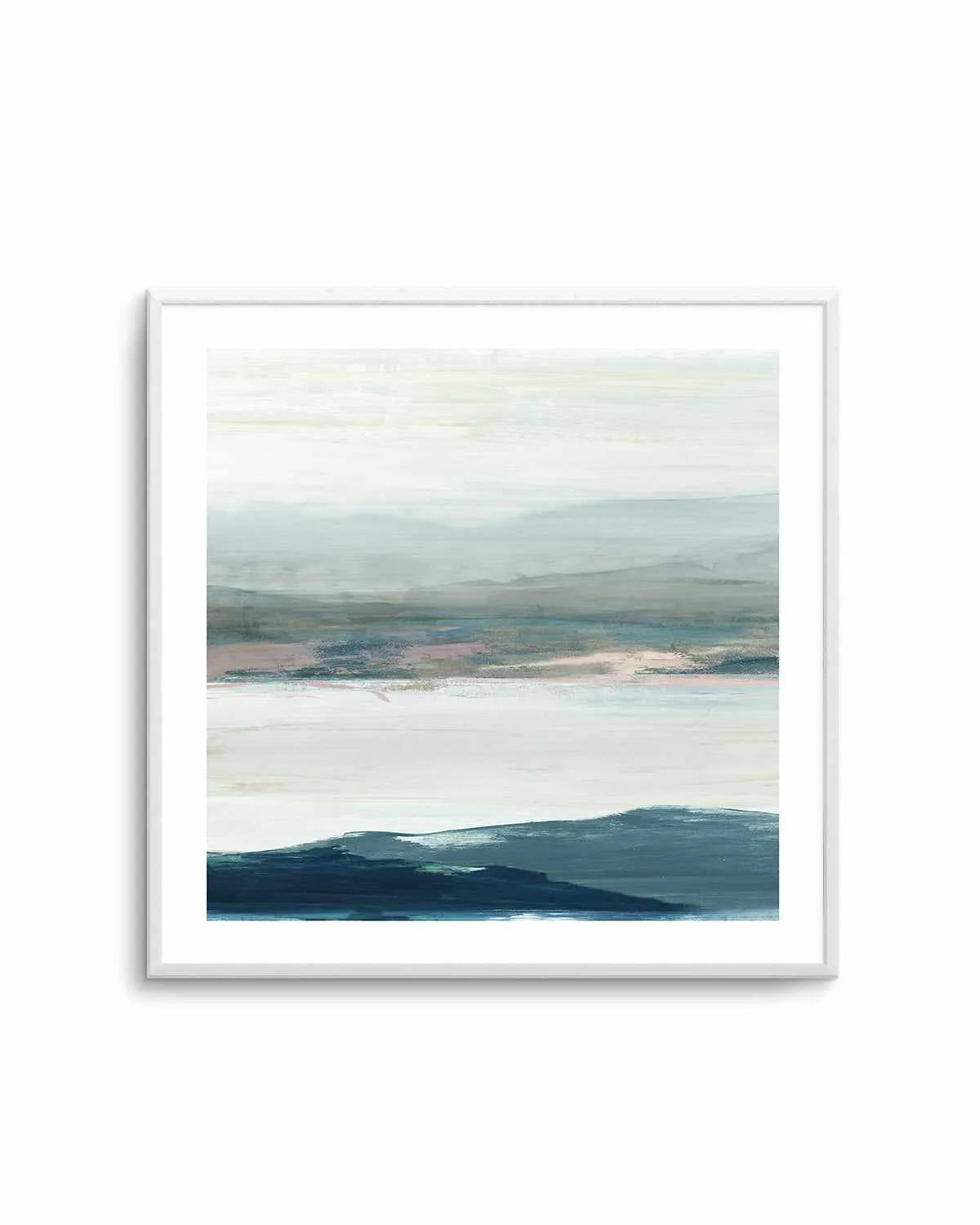 Peaceful Mind II Left SQ Art Print from Olive et Oriel where you can shop wallpaper and artworks online