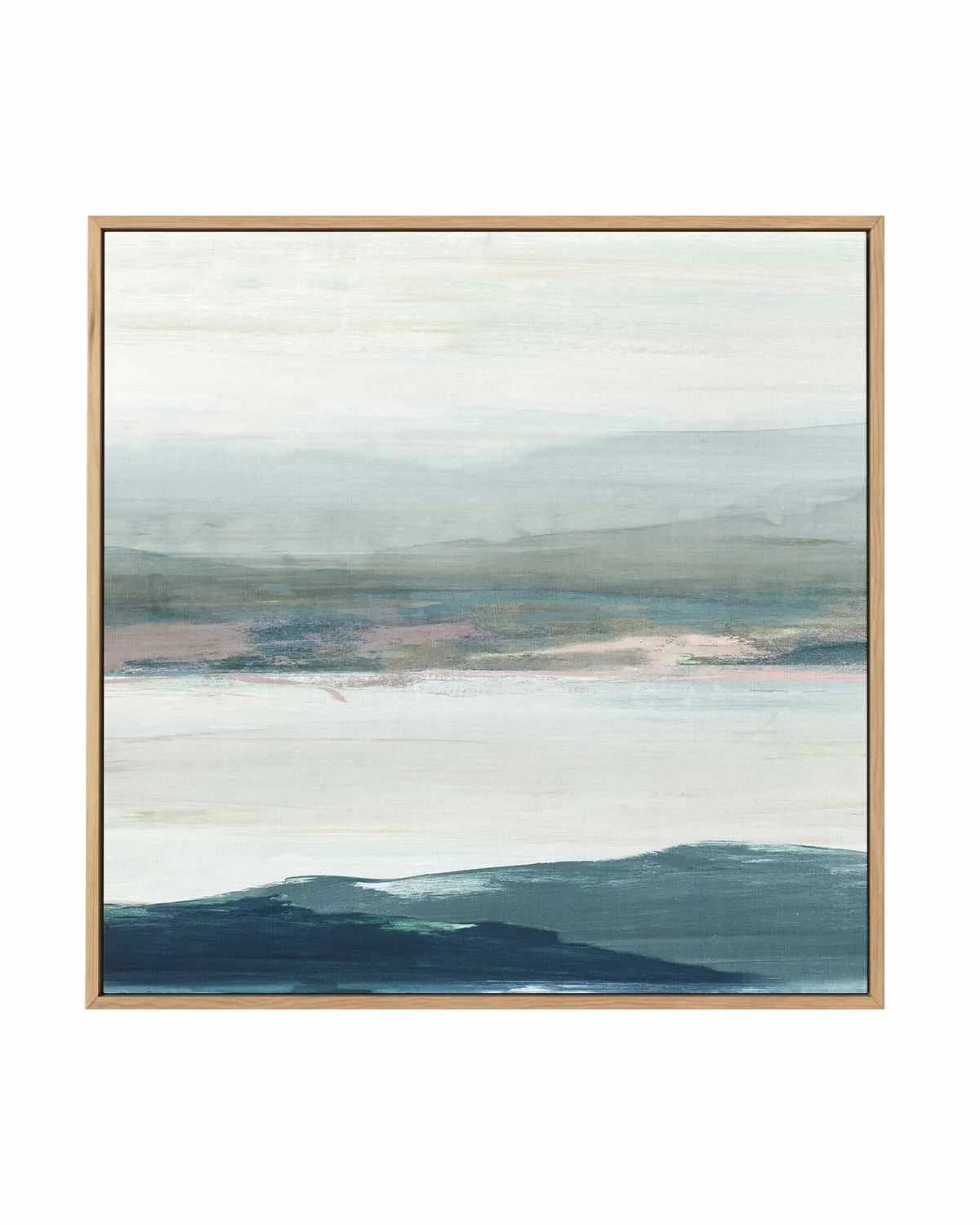 Peaceful Mind II Left SQ | Framed Canvas Art Print from Olive et Oriel where you can shop wallpaper and artworks online