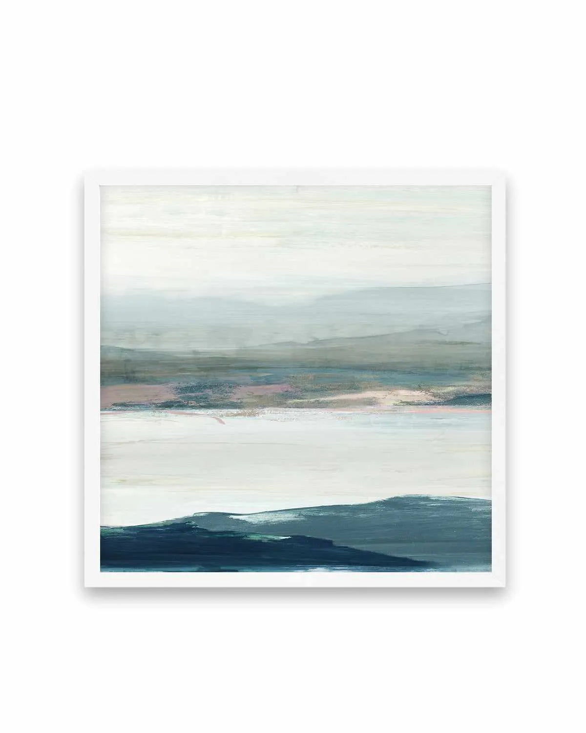 Peaceful Mind II Left SQ Art Print from Olive et Oriel where you can shop wallpaper and artworks online