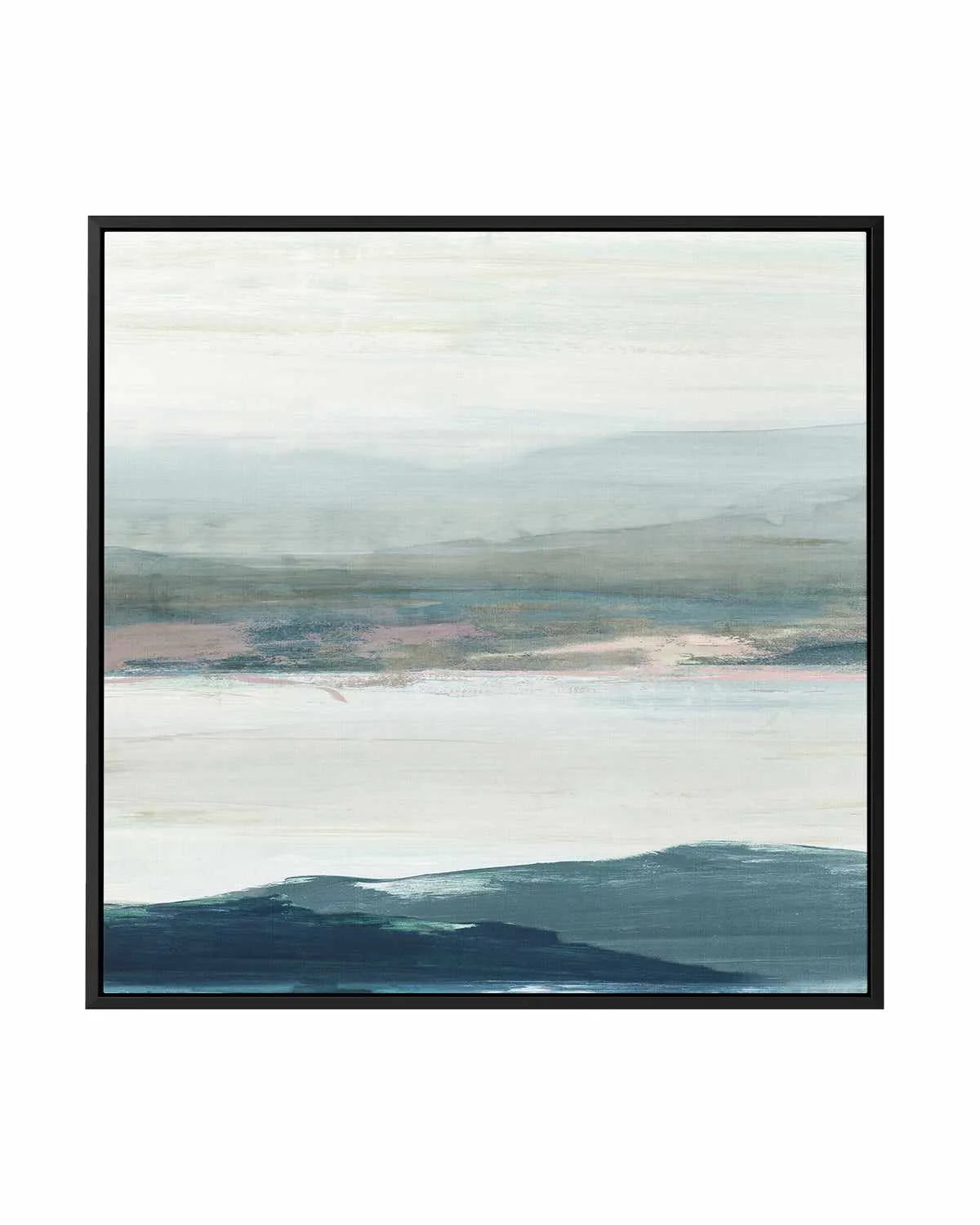 Peaceful Mind II Left SQ | Framed Canvas Art Print from Olive et Oriel where you can shop wallpaper and artworks online