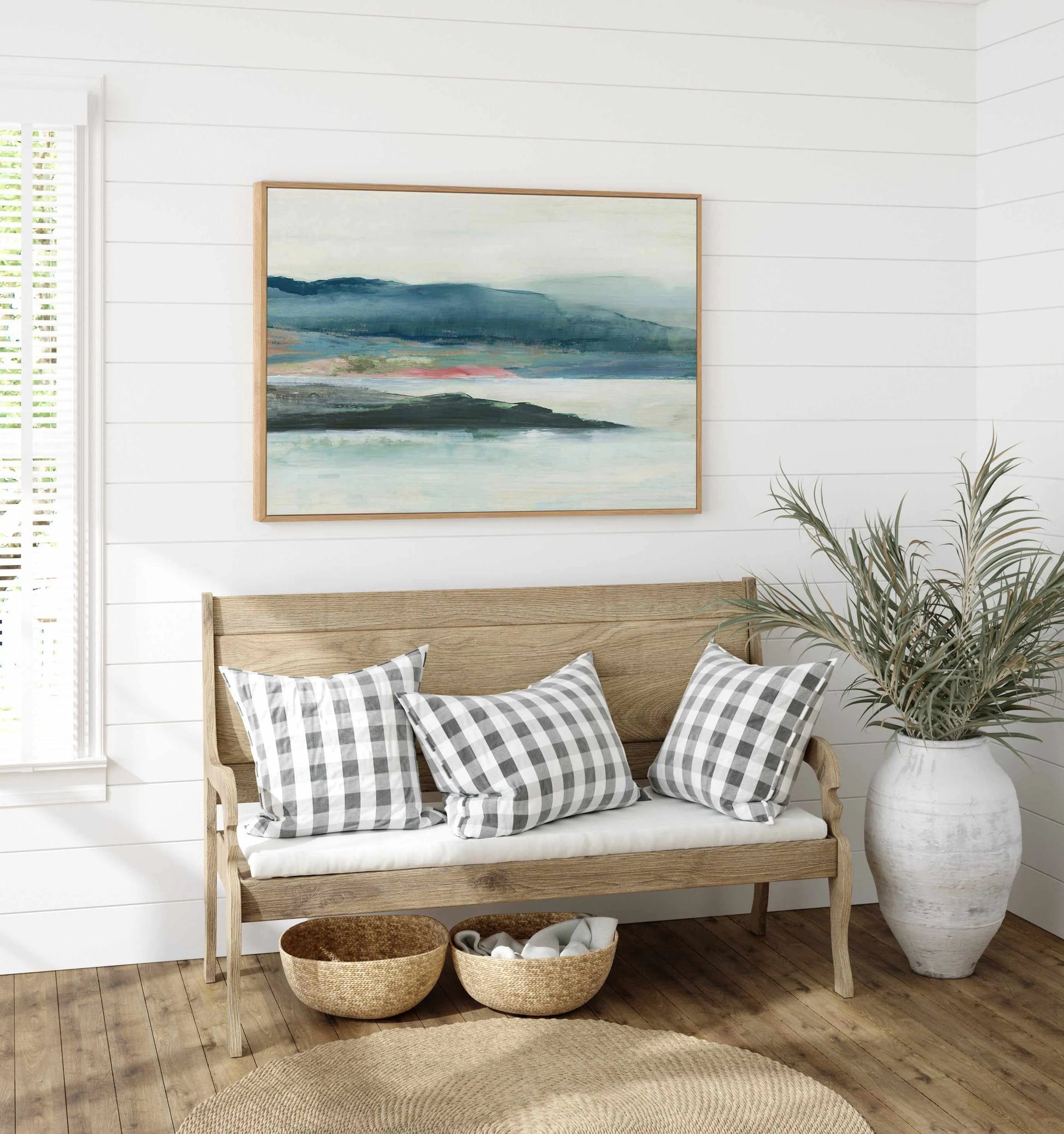 Peaceful Mind I | Framed Canvas Art Print from Olive et Oriel where you can shop wallpaper and artworks online