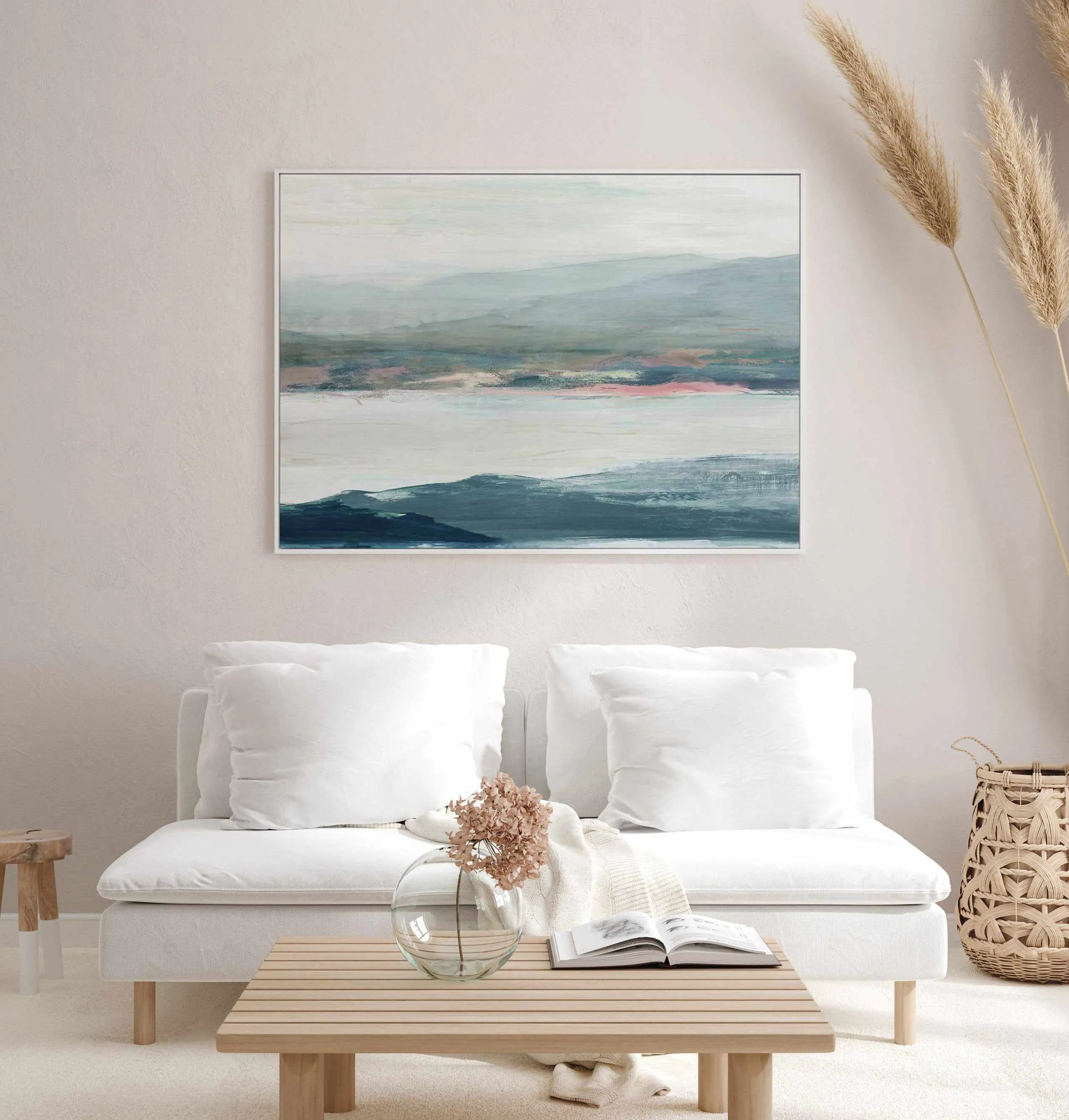 Peaceful Mind II | Framed Canvas Art Print from Olive et Oriel where you can shop wallpaper and artworks online