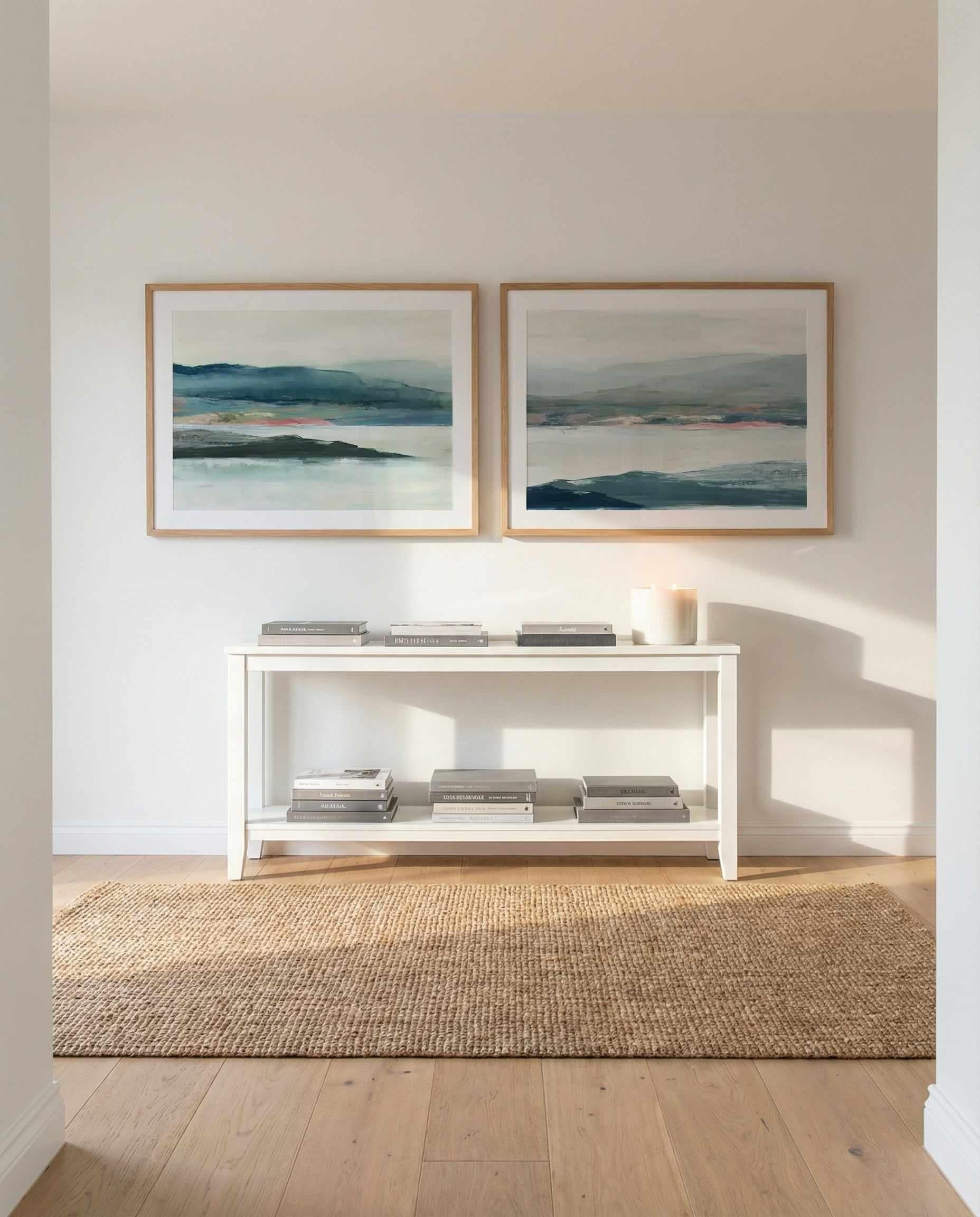 Peaceful Mind I & II Art Print Set of 2 | Matching Wall Art