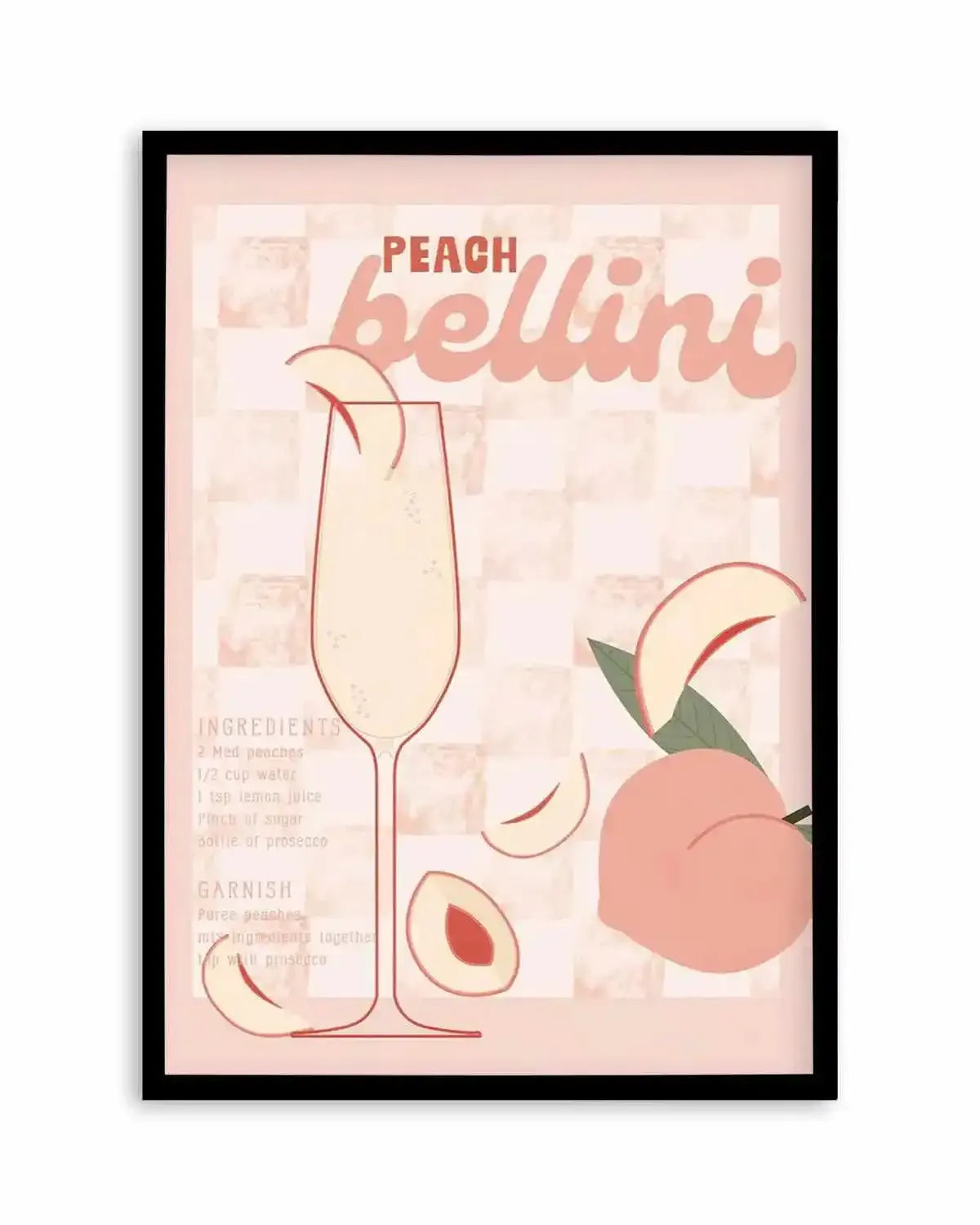 Peach Bellini Art Print from Olive et Oriel where you can shop wallpaper and artworks online