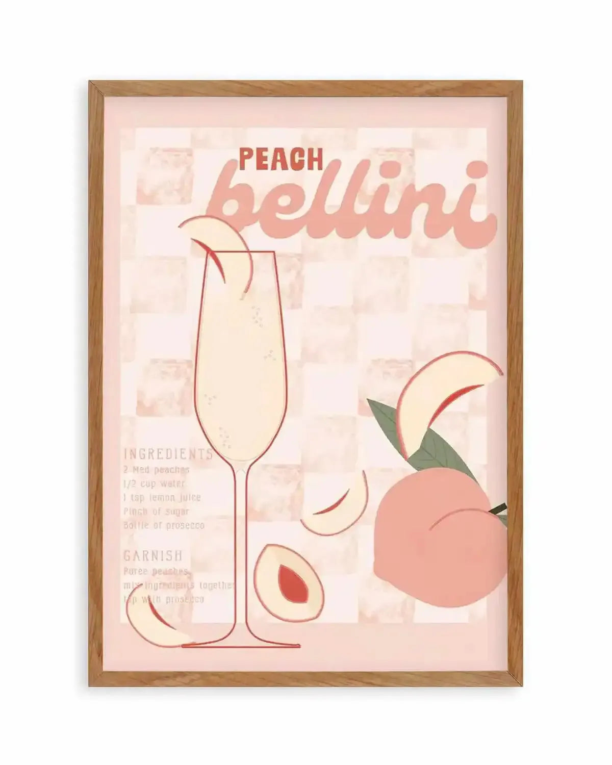 Peach Bellini Art Print from Olive et Oriel where you can shop wallpaper and artworks online