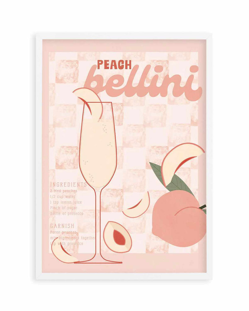 Peach Bellini Art Print