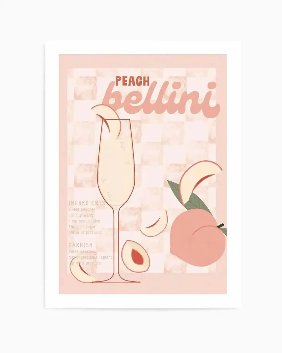 Peach Bellini Art Print from Olive et Oriel where you can shop wallpaper and artworks online