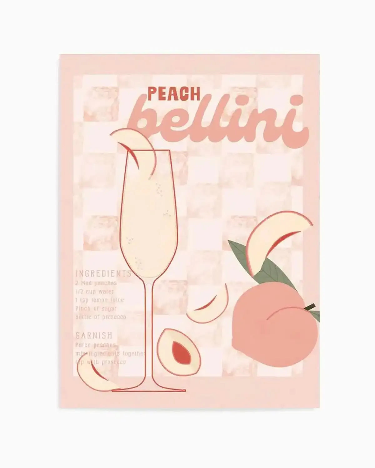Peach Bellini Art Print from Olive et Oriel where you can shop wallpaper and artworks online